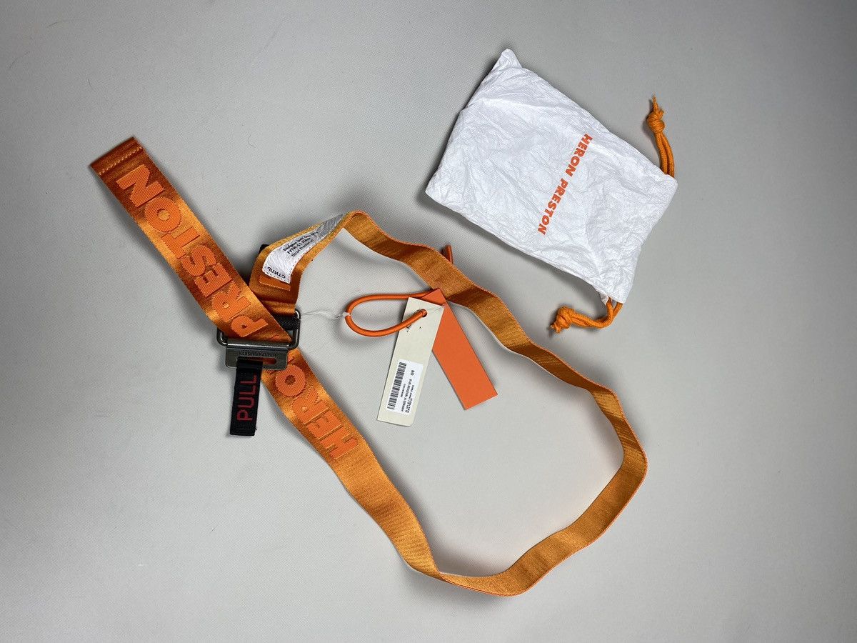 Heron Preston BNWT! Heron Preston KK Tape Belt Orange One Size Size ONE SIZE - 13 Thumbnail