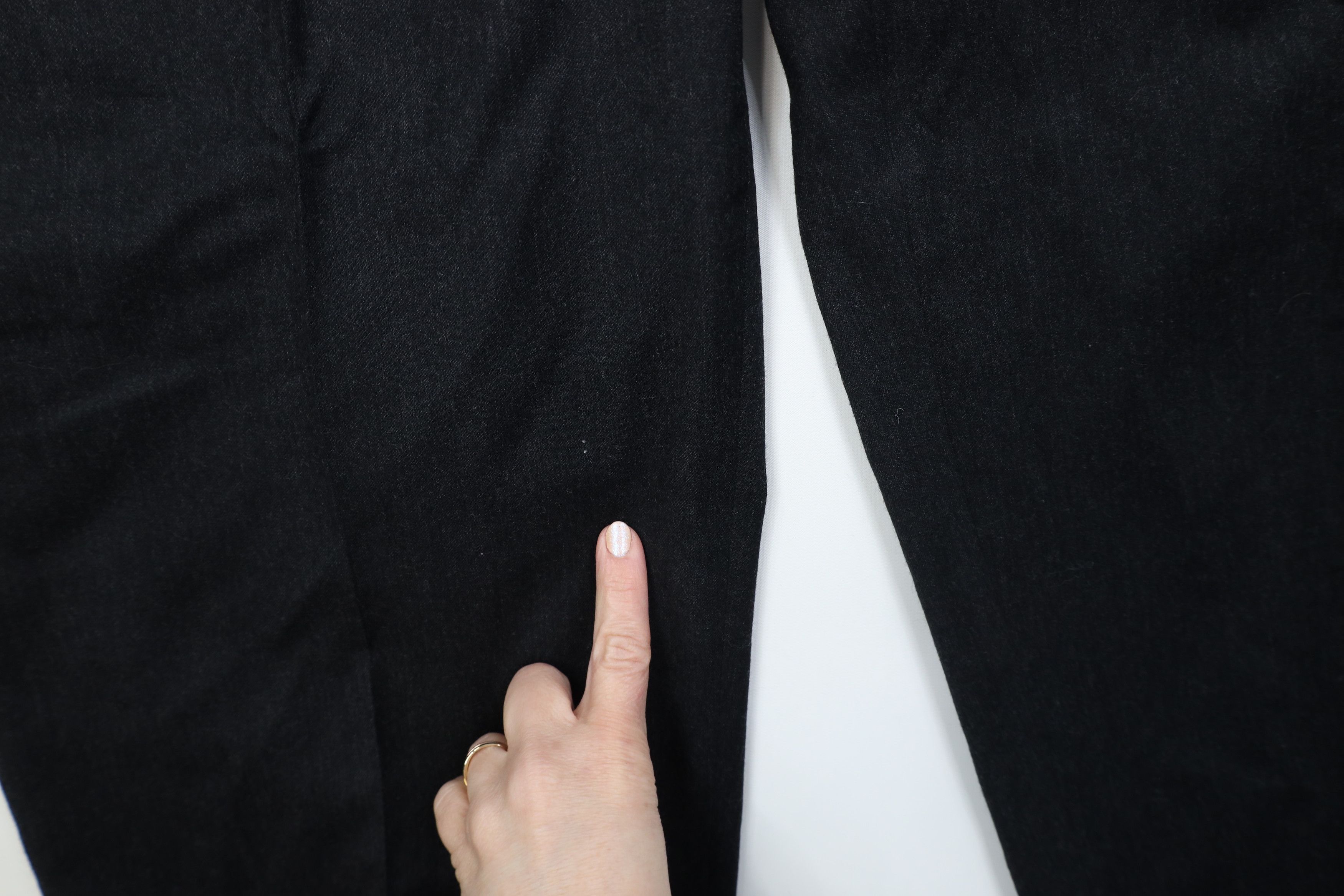 Vintage Vintage 70s Streetwear Wool Knit Wide Leg Chino Pants Gray Size US 38 / EU 54 - 5 Thumbnail
