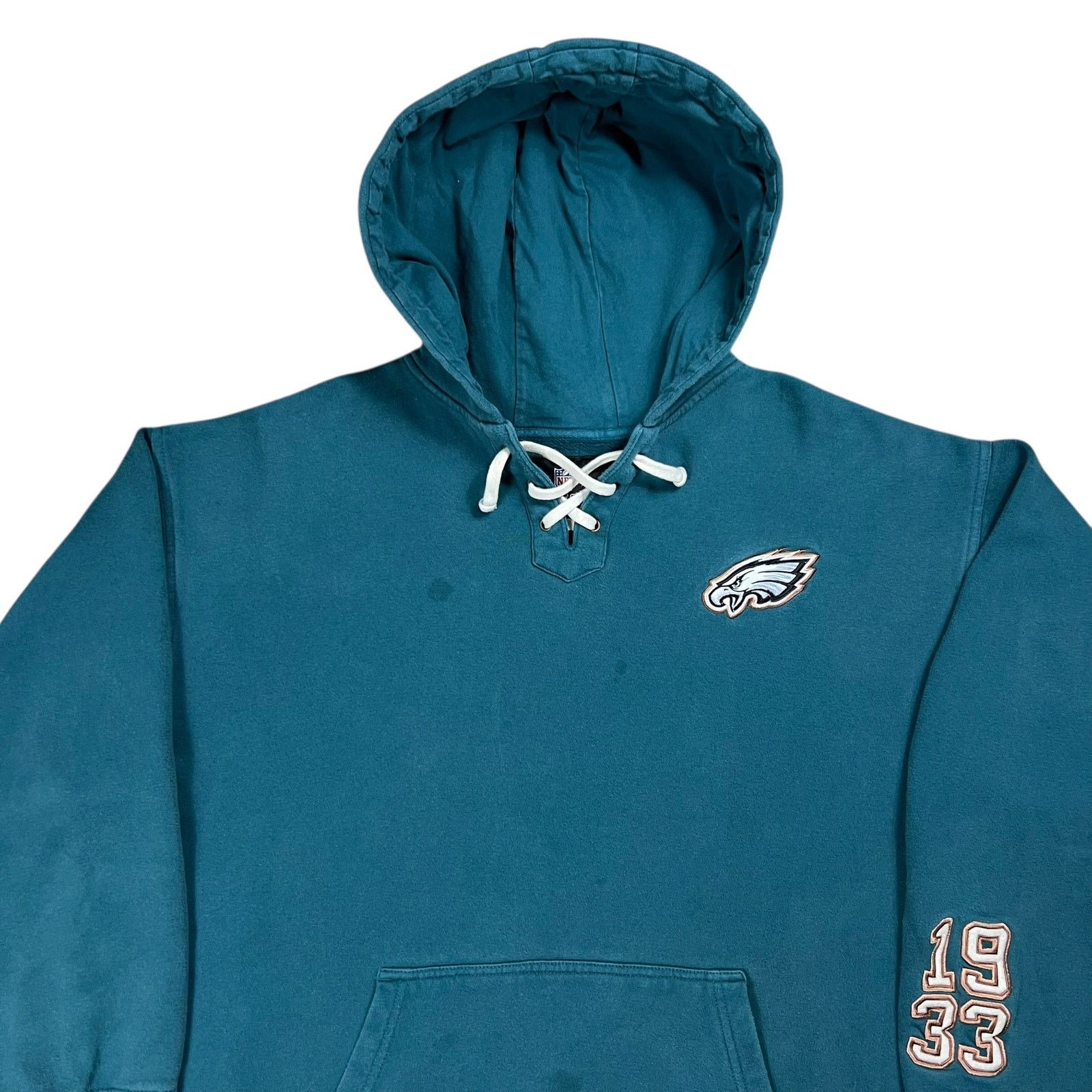 NFL Y2K NFL pro Line Philadelphia Eagles faded hoodie (XXL) Size US XXL / EU 58 / 5 - 2 Thumbnail