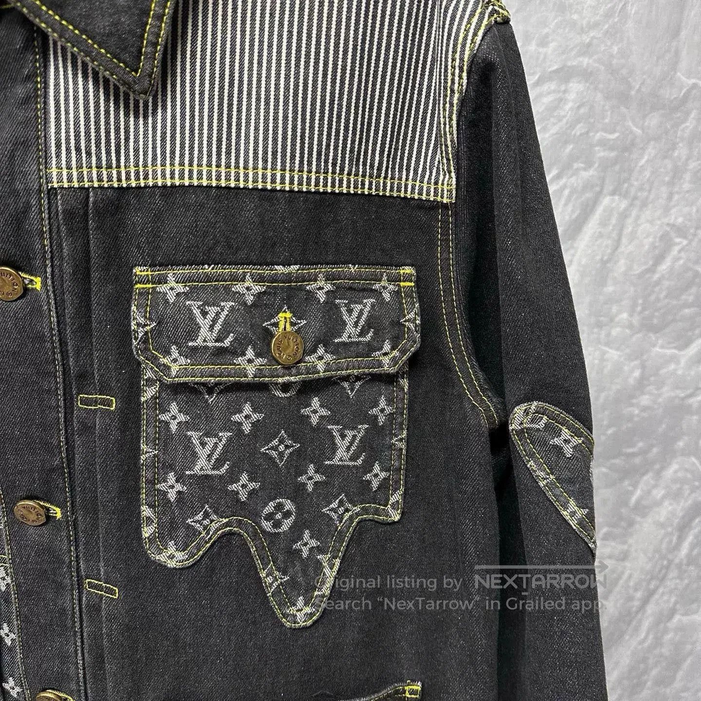 Louis Vuitton louis vuitton nigo deconstructed denim jacket. Size US L / EU 52-54 / 3 - 3 Thumbnail