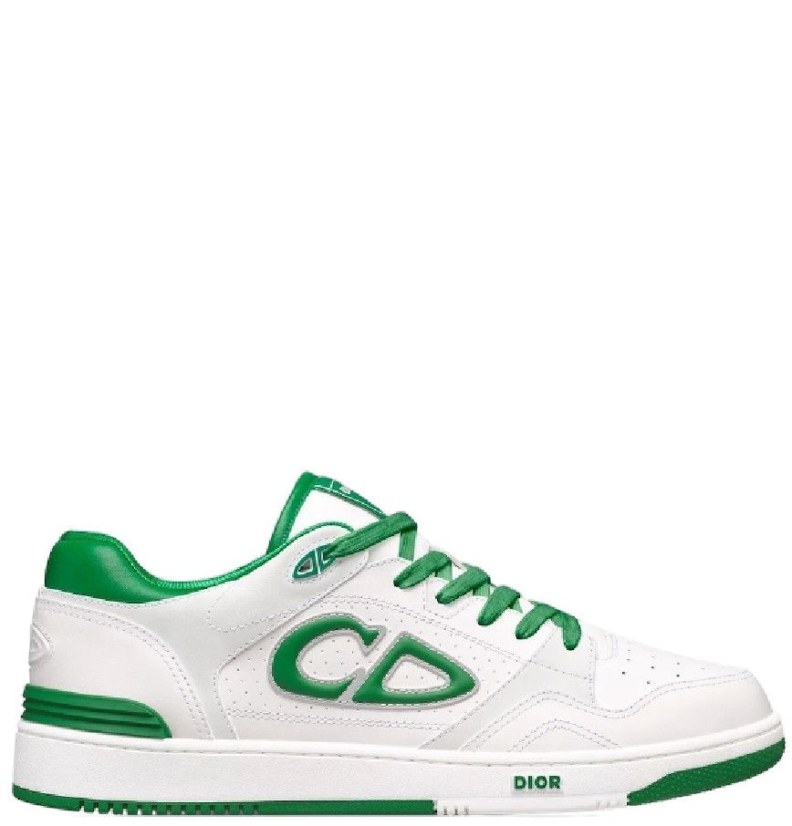 Dior os11x1225 B57 Low-Top Sneakers in White/Green Size US 8 / EU 41 - 1 Thumbnail