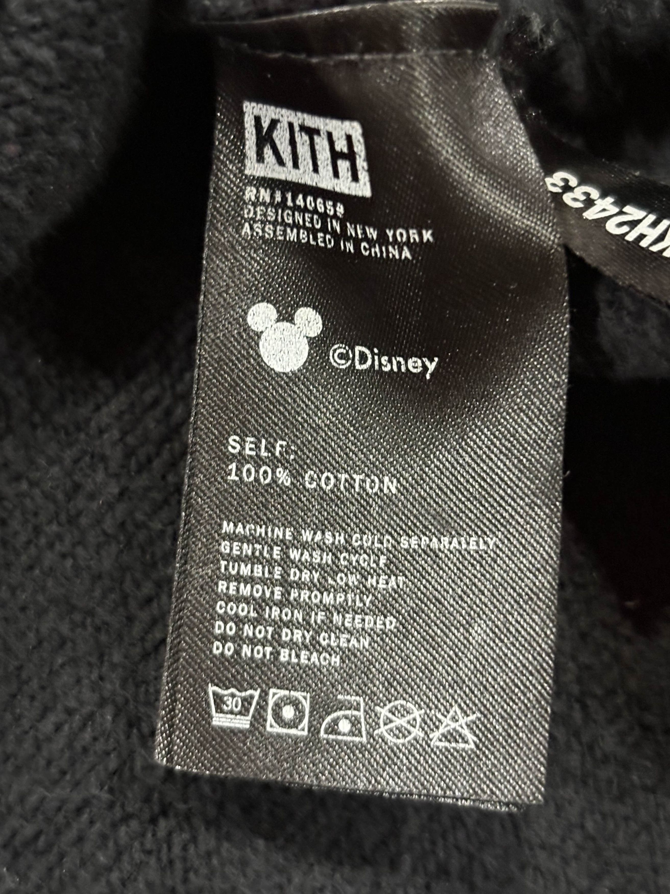 Disney × Kith Kith x Disney Mickey AOP Patch Hoodie Black Size US M / EU 48-50 / 2 - 6 Thumbnail