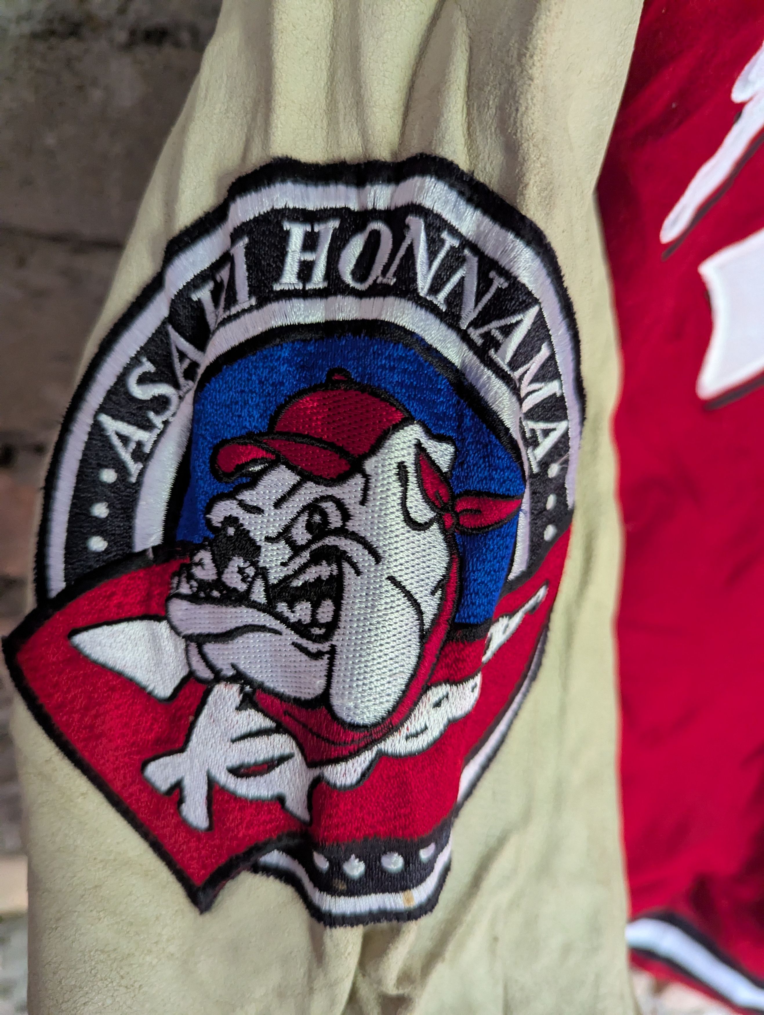 Japanese Brand × Vintage HN BOMBER JACKET POLYESTER SLEEVE Size US M / EU 48-50 / 2 - 12 Thumbnail