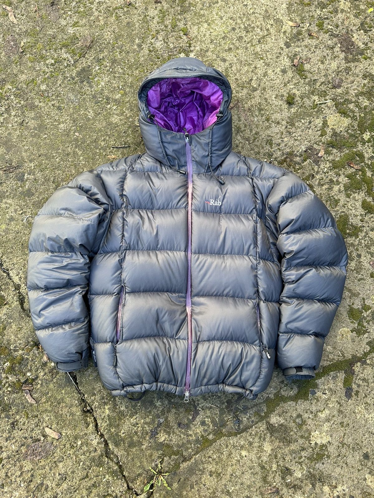 Outdoor Life Rab purple neutrino endurance jacket puffer down coat ...