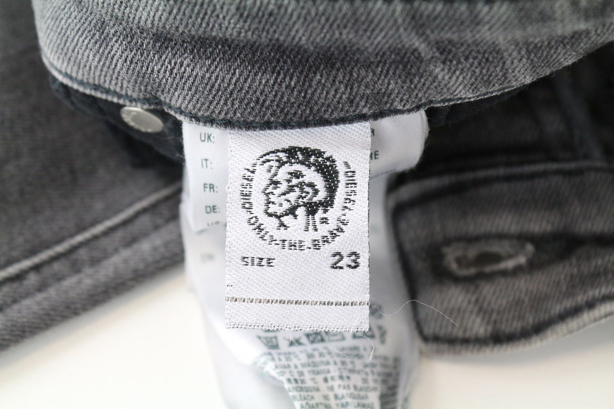 Diesel BABHILA 0890S W23/L32 Grey Girls Jeans 71004 Size 23" - 7 Thumbnail