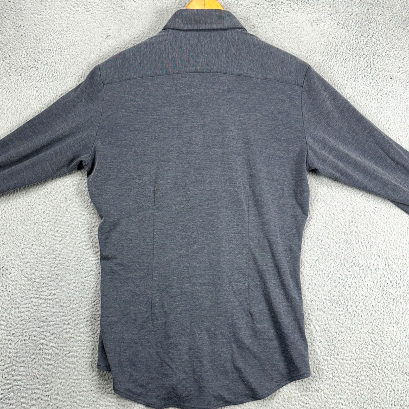 Mizzen+Main Mizzen+Main Button Down Shirt Mens Medium Gray Long Sleeve Casual Preppy Size US M / EU 48-50 / 2 - 3 Thumbnail