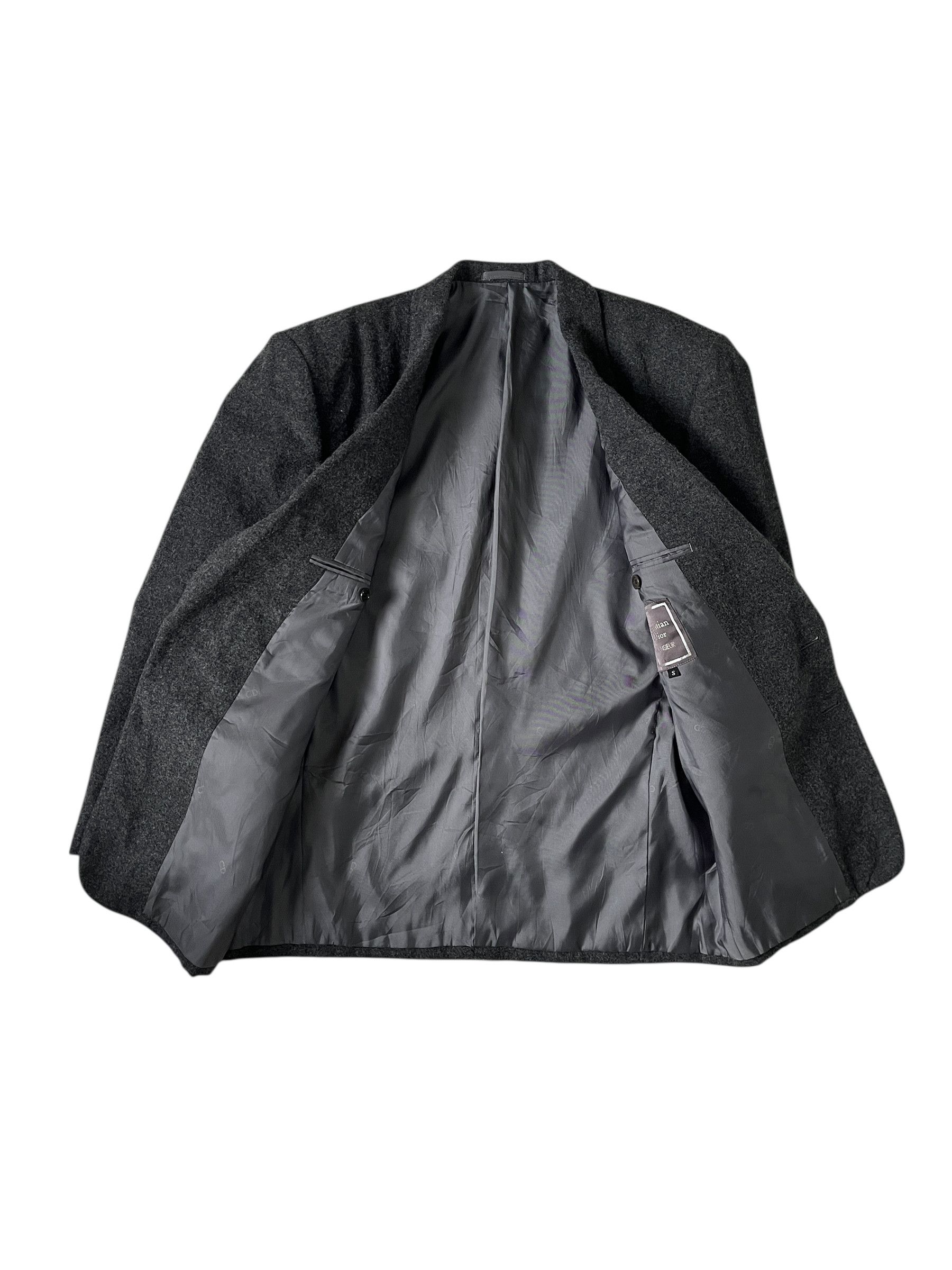 Christian Dior Monsieur Christian Dior Monsieur Wool Grey Blazer S Size 42R - 6 Thumbnail