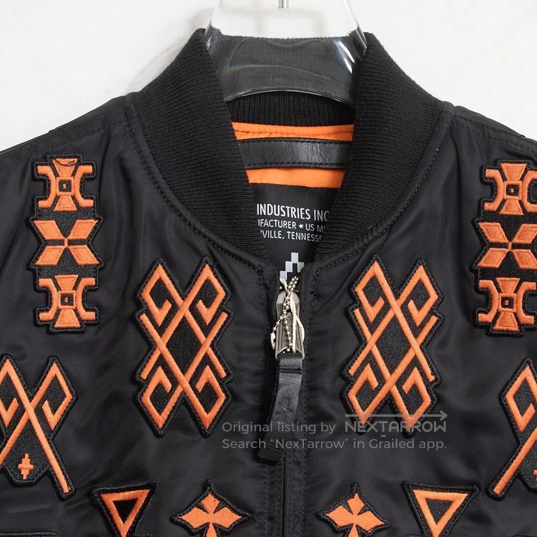 Marcelo Burlon Marcelo Burlon Men's Heavy Embroidered Bomber Jacket. Size US S / EU 44-46 / 1 - 4 Thumbnail