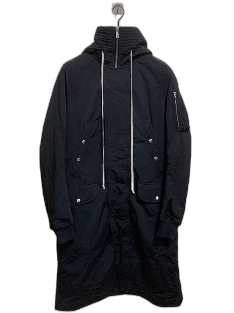 rick owens bomber jacket with hood