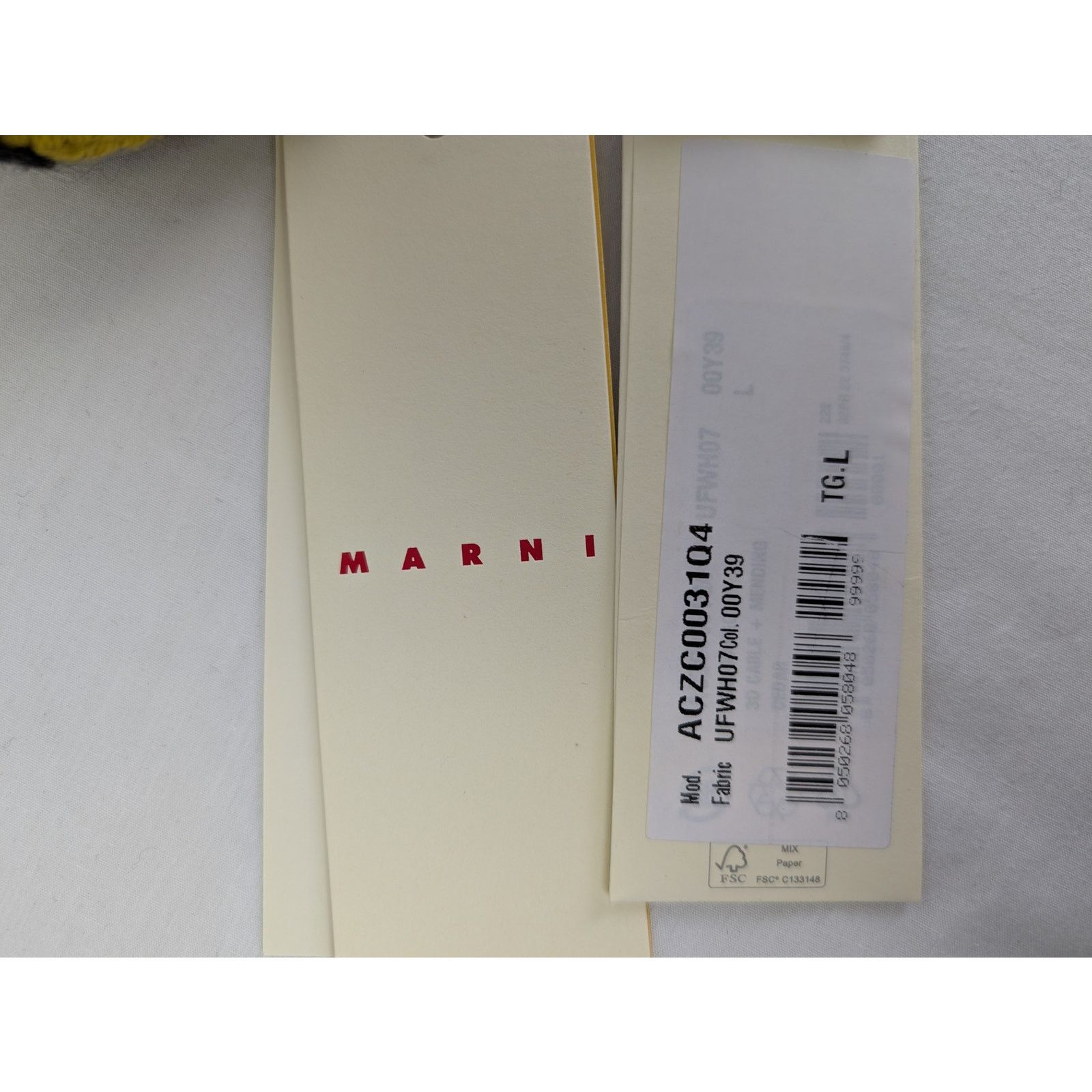 Marni o1rshd1 Size: L / Balaclava Scarf Cap / Hat in Yellow Size ONE SIZE - 17 Thumbnail