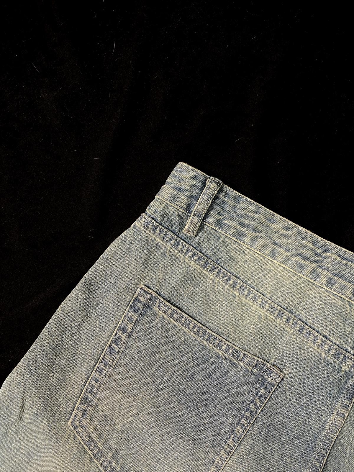 Japanese Brand Whoosis x Yu-Gi-Oh! Blue-Eyes White Dragon Graphic Jeans M Size US 32 / EU 48 - 8 Thumbnail