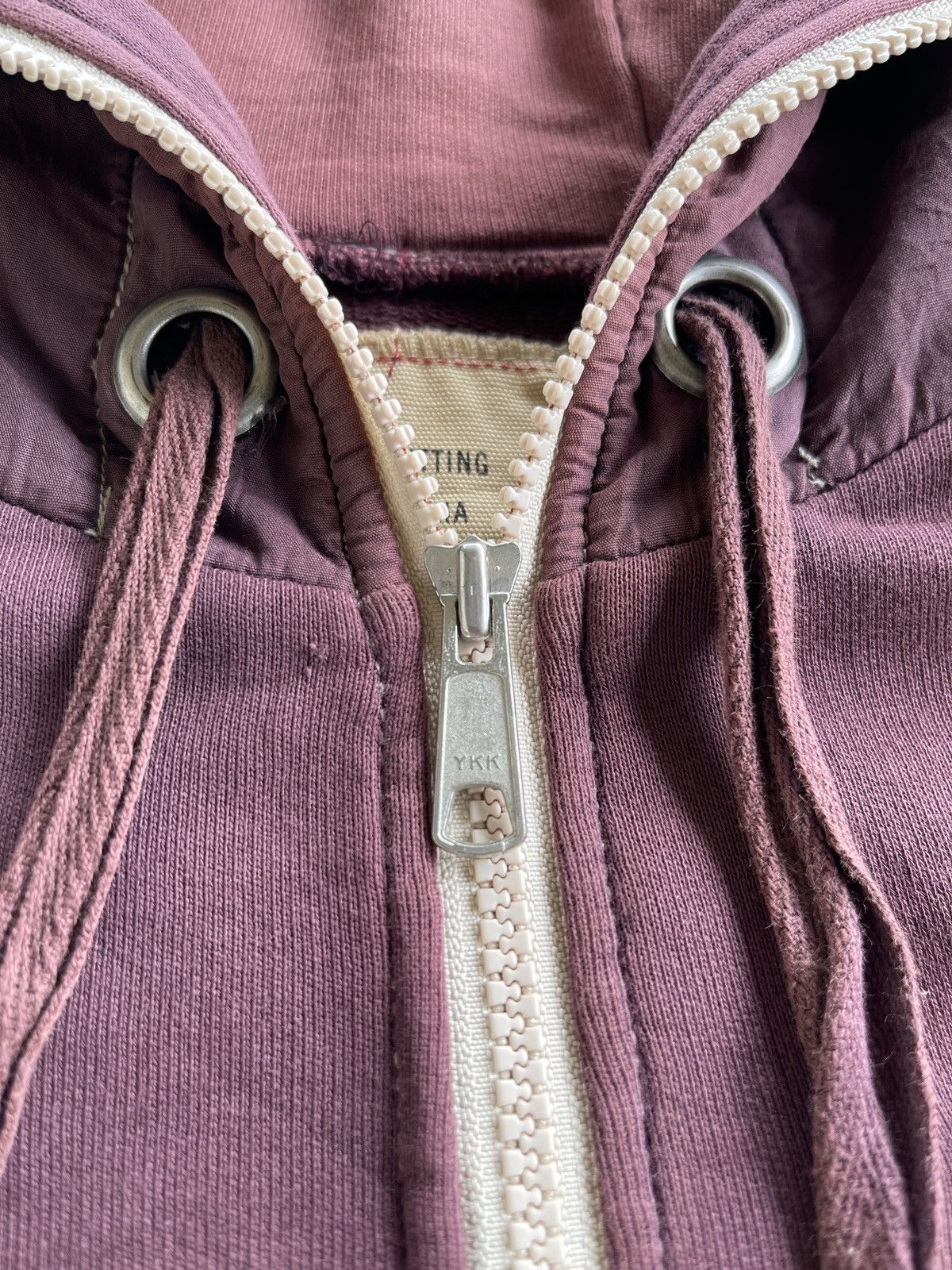 Japanese Brand BALL Sunfaded Burgundy Hooded Sweaters Size US M / EU 48-50 / 2 - 10 Thumbnail