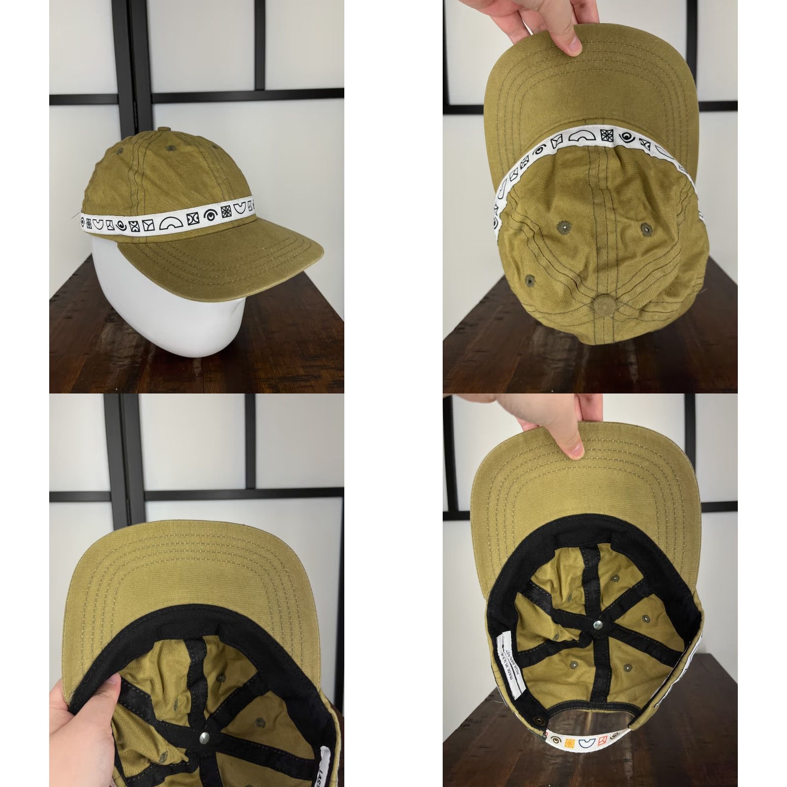Vintage VINTAGE Last Heavy Hat Cap Strap Back Adult One Size Green Poly Made USA Size ONE SIZE - 8 Thumbnail