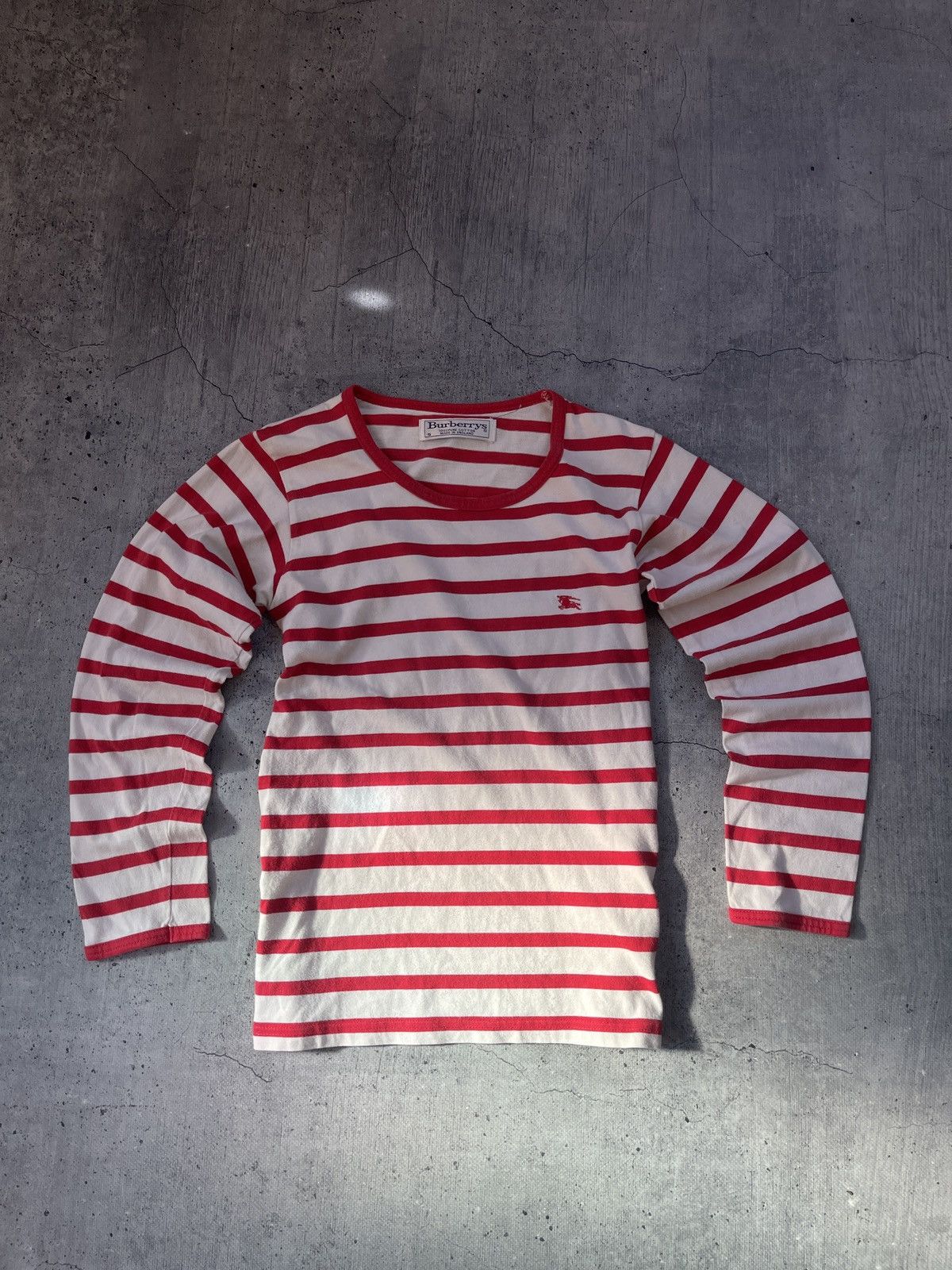 Burberry × Vintage Burberry’s Vintage Striped Long Sleeve Size S / US 4 / IT 40 - 1 Thumbnail