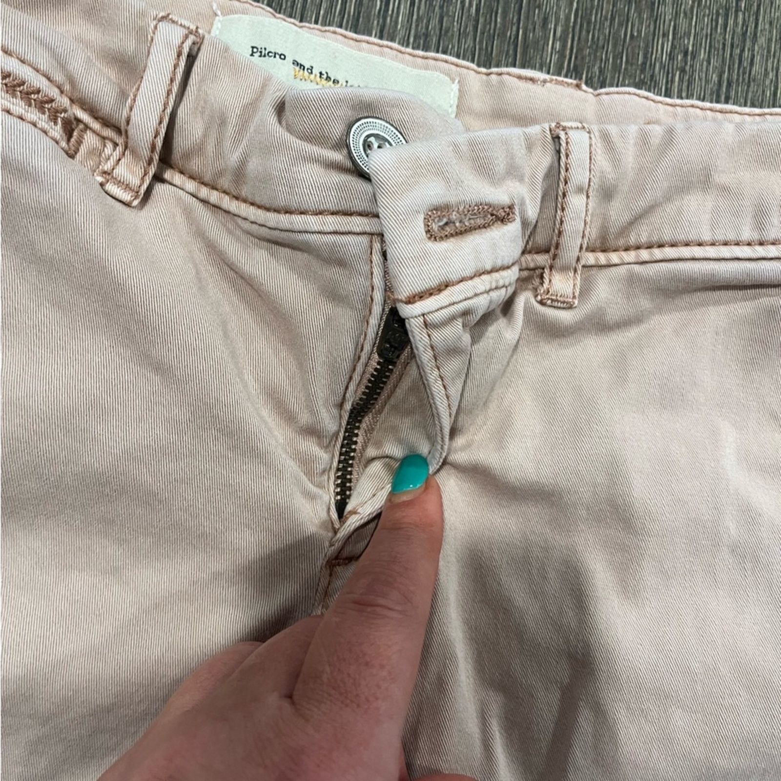 Anthropologie Pilcro & the Letterpress Womens Hypen Shorts Light Pink Size 28" / US 6 / IT 42 - 3 Thumbnail
