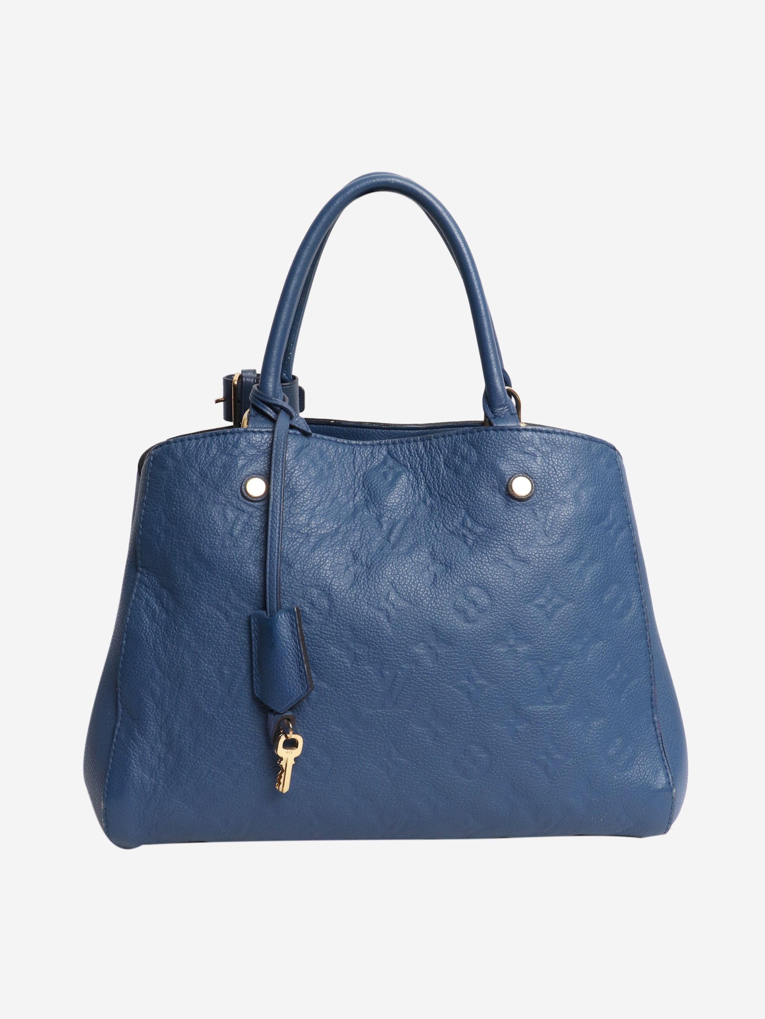 Louis Vuitton Blue 2016 Monogram Empreinte Montaigne shoulder bag Size ONE SIZE - 1 Thumbnail