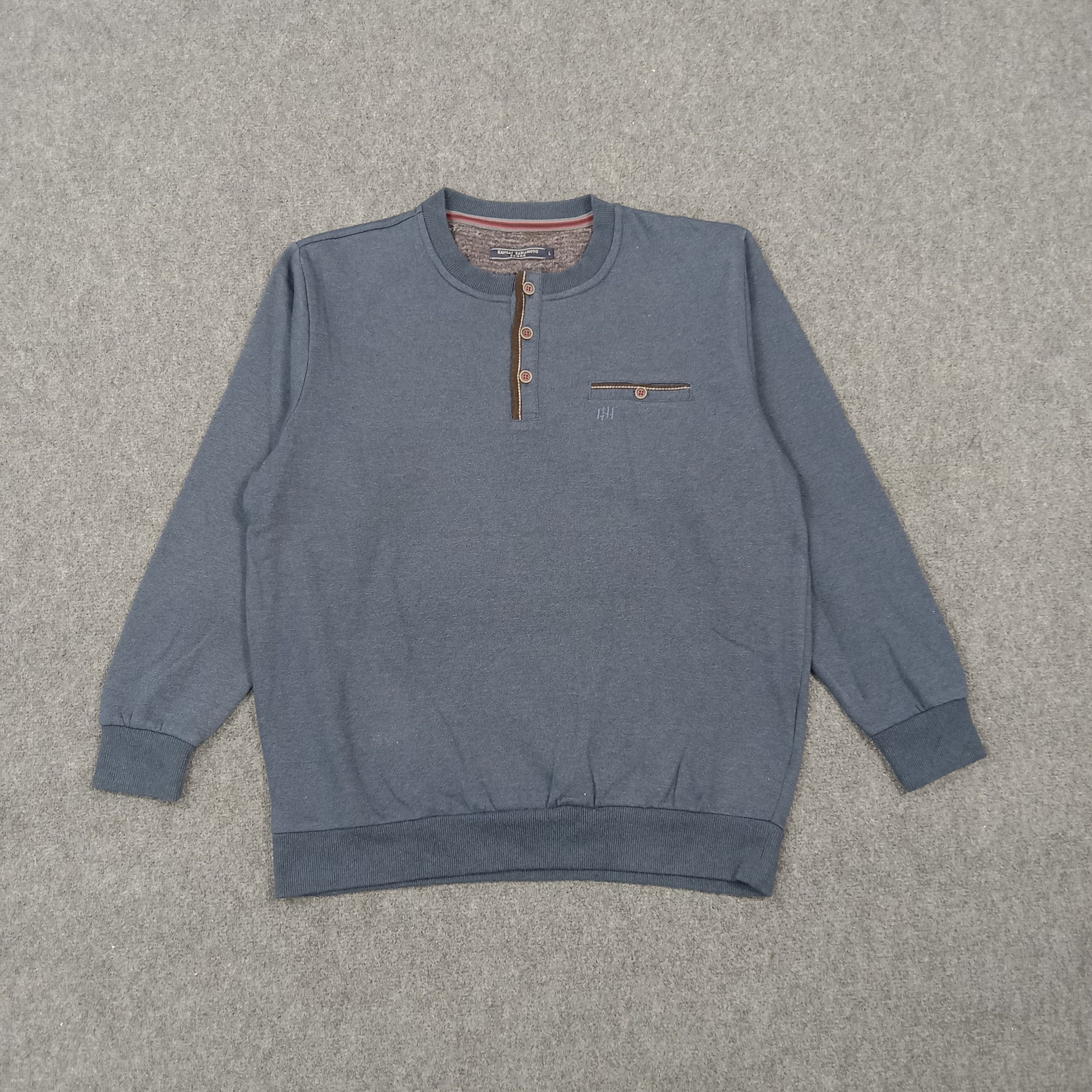 Kansai Yamamoto Kansai Yamamoto Custom Number Nine Logo Sweatshirt C278N17 Size US L / EU 52-54 / 3 - 3 Thumbnail