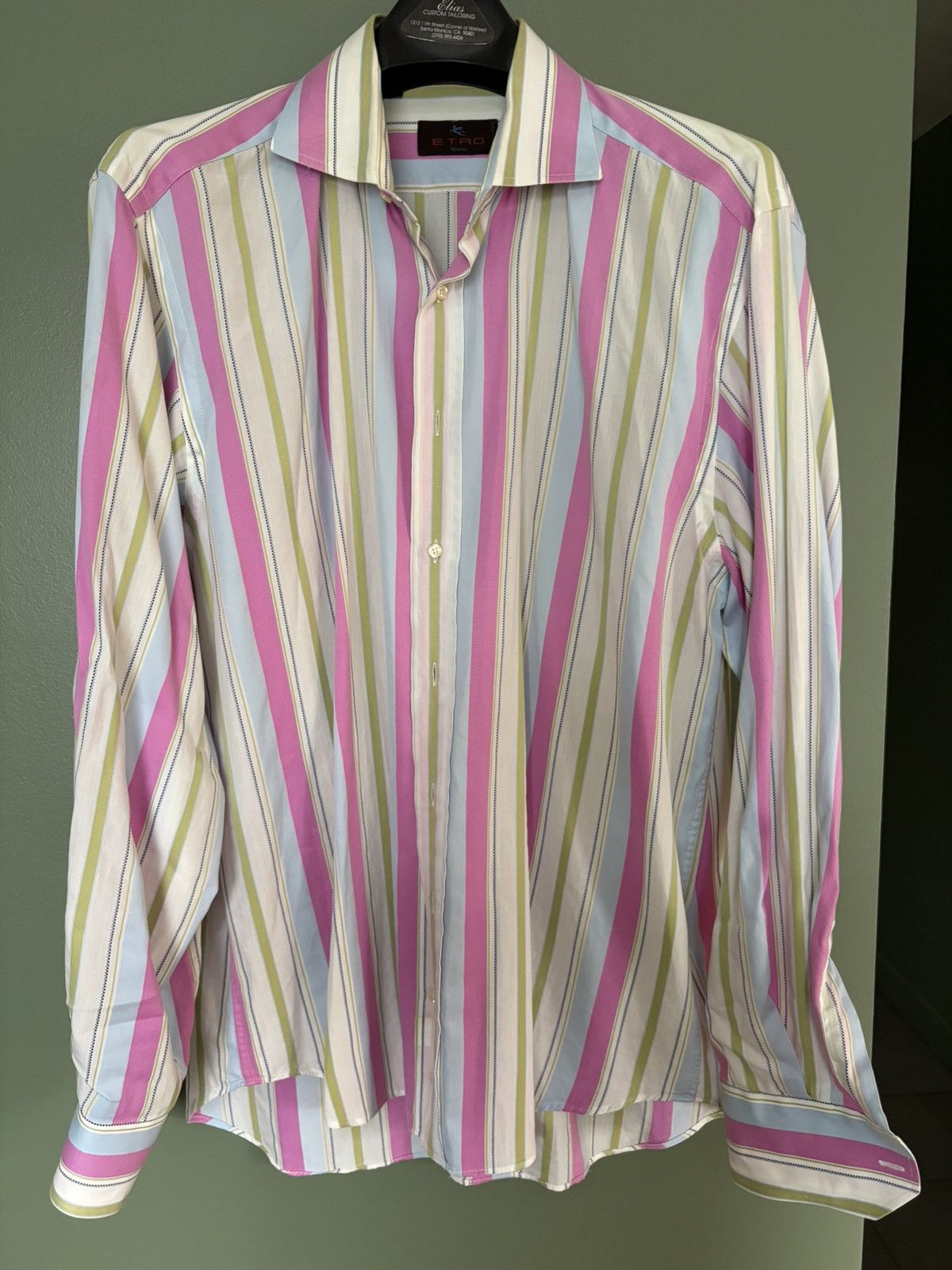 Etro Vintage Men’s Etro Long Sleeve Shirt Size US L / EU 52-54 / 3 - 1 Thumbnail