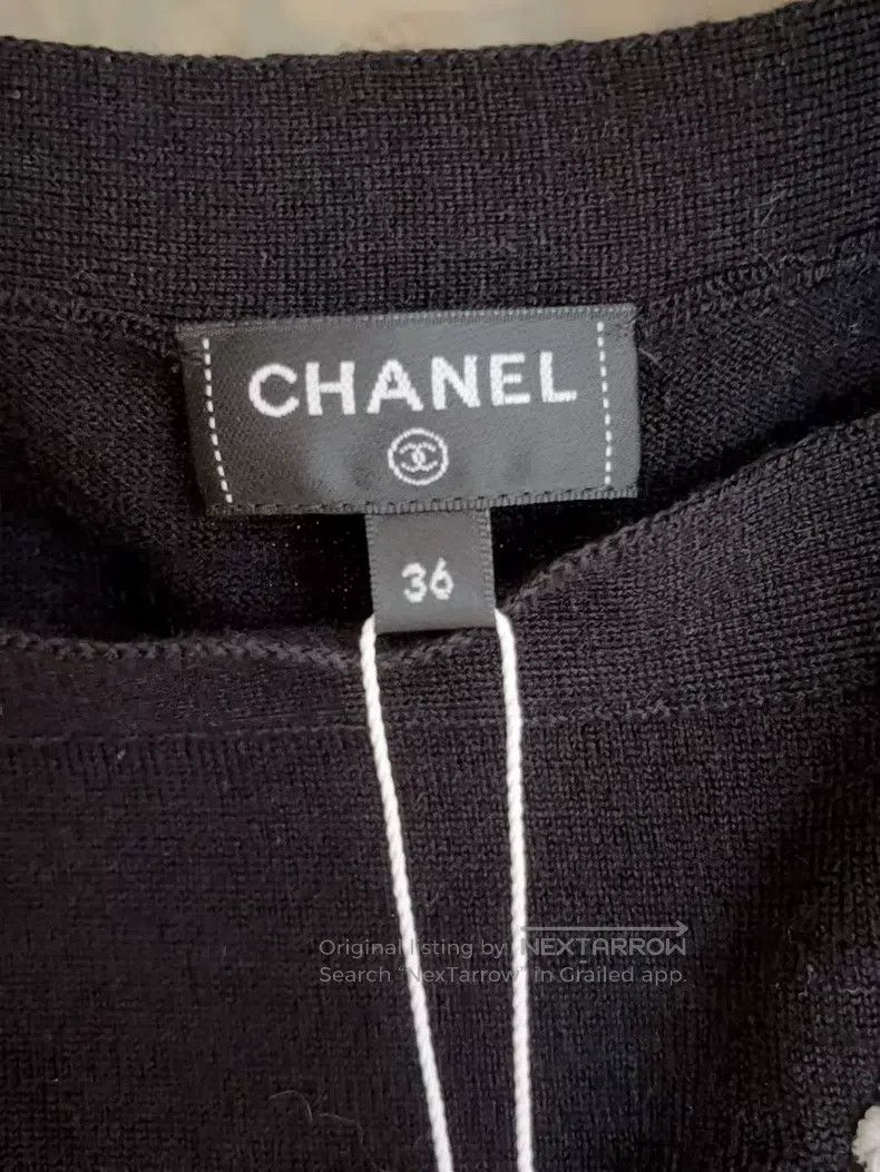 Chanel Chanel 23k camelia cashmere sweater Size XS / US 0-2 / IT 36-38 - 6 Thumbnail