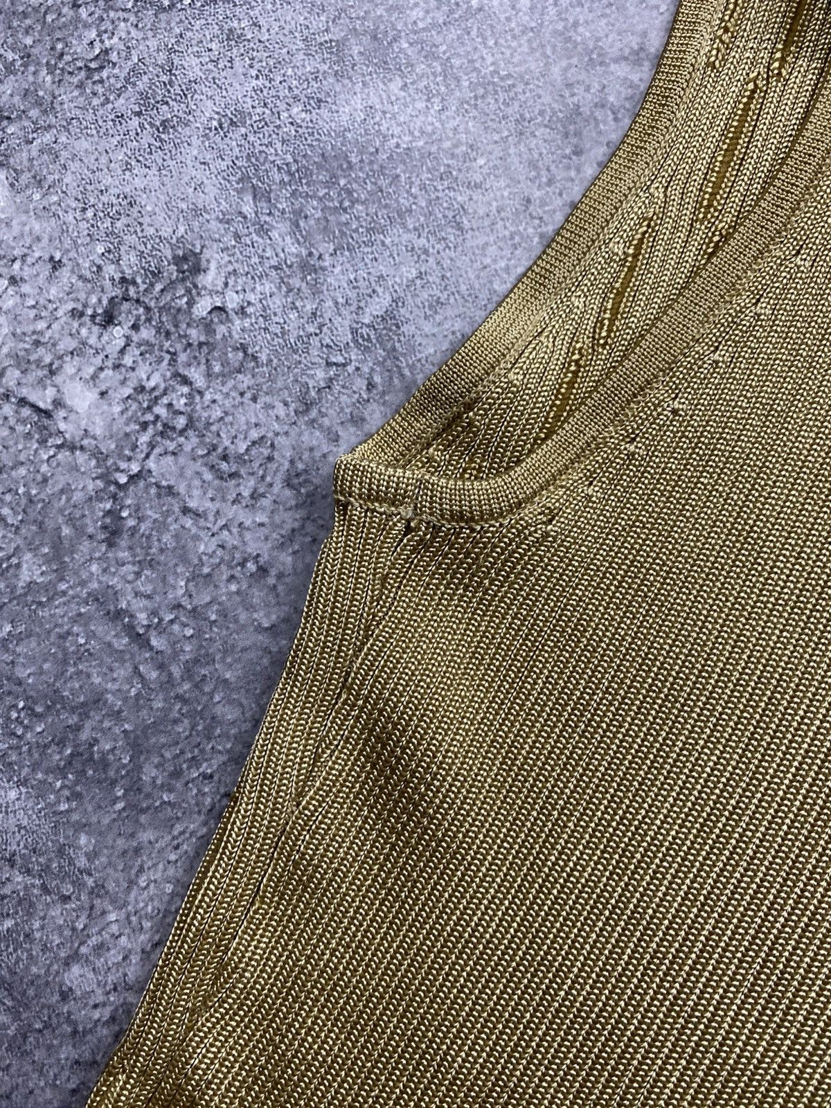 Salvatore Ferragamo Silk Tank Top Rare Striped Shirt 90s