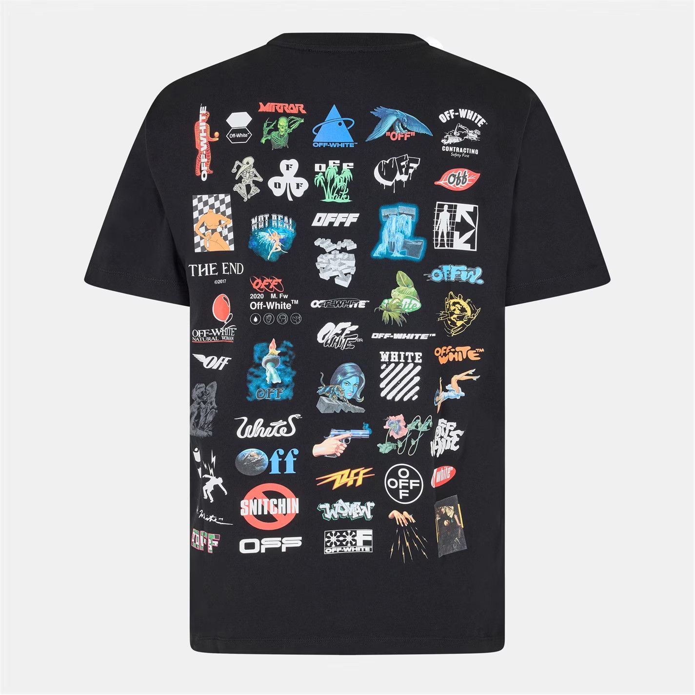 Off-White o1g2r1mq0226 Regular Fit T-Shirt In Black Size US XS / EU 42 / 0 - 2 Thumbnail