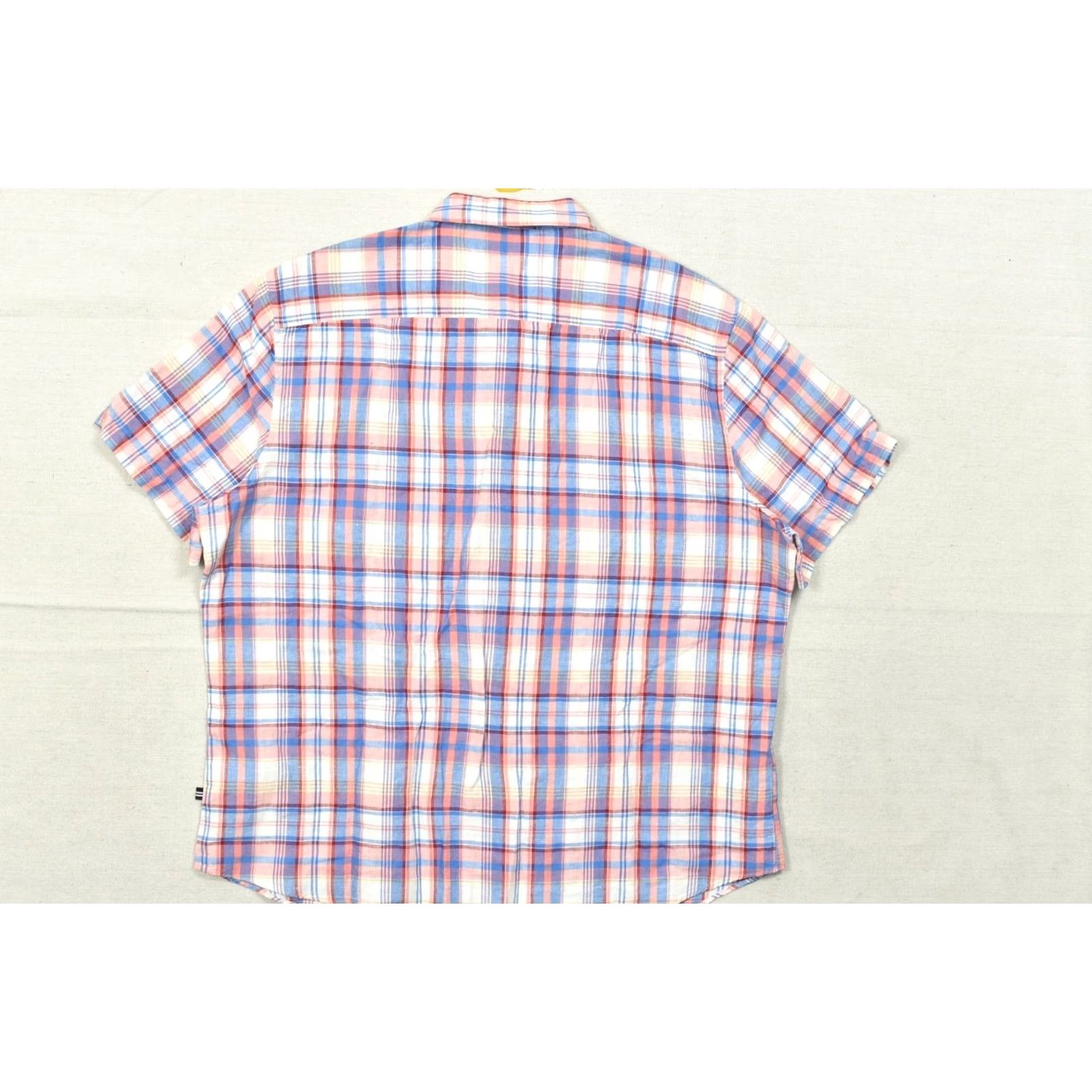 Nautica Nautica Button-Up Shirt Plaid Multicolor Short Sleeve Linen-Cotton 2XL Men NWT Size US XXL / EU 58 / 5 - 6 Thumbnail