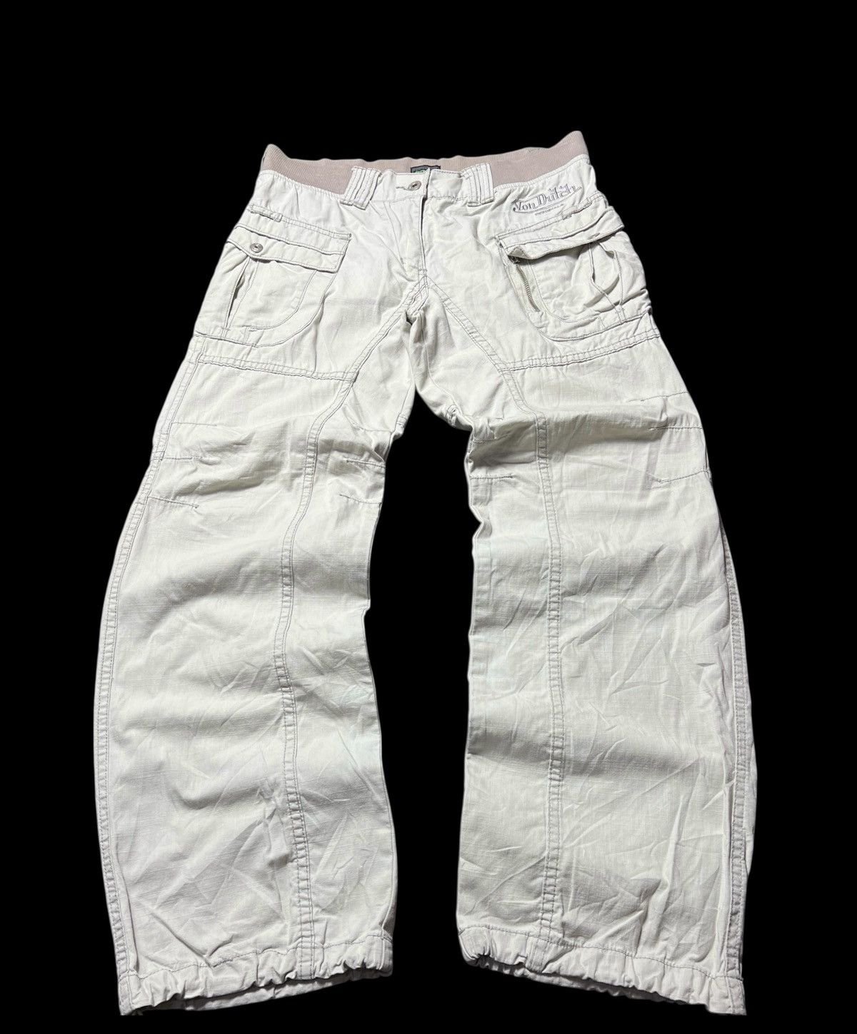 Vintage Vintage Rare Vondutch GOA Ifsixwas Cargo Style Baggy Pants Size US 28 / EU 44 - 1 Thumbnail