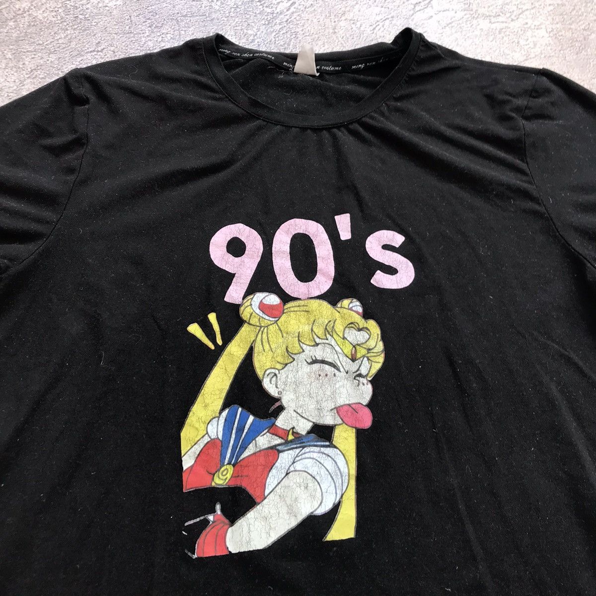 Vintage Vintage 90s Anime Girl Graphic Tee Y2K Streetwear Tapered M Size US M / EU 48-50 / 2 - 3 Thumbnail