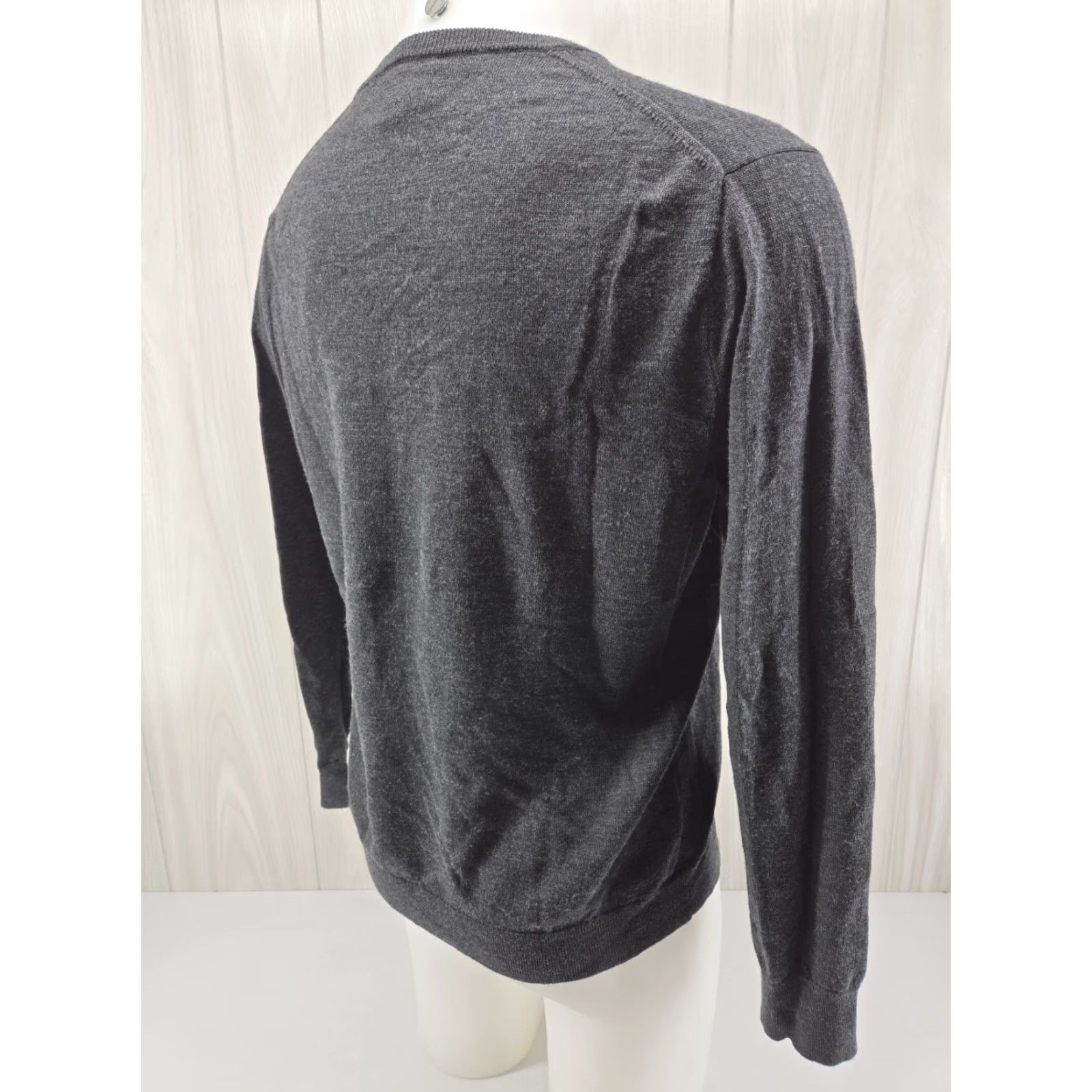 J.Crew J.Crew Merino Wool V Neck Charcoal Gray Sweater Slim Fit Men’s Large Size L Pullover Knit Shirt Size US L / EU 52-54 / 3 - 7 Thumbnail