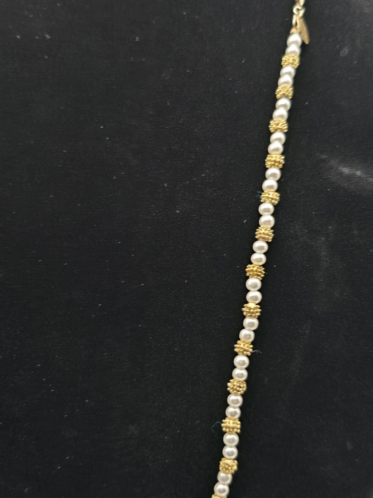 Other Les Bernard Real Pearl And Gold Plated 28" Station Necklace Size ONE SIZE - 4 Thumbnail