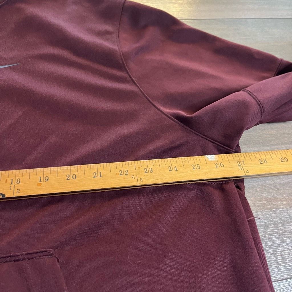 Nike Nike Maroon Athletic Casual Hoodie Men XXL Size US XXL / EU 58 / 5 - 4 Thumbnail