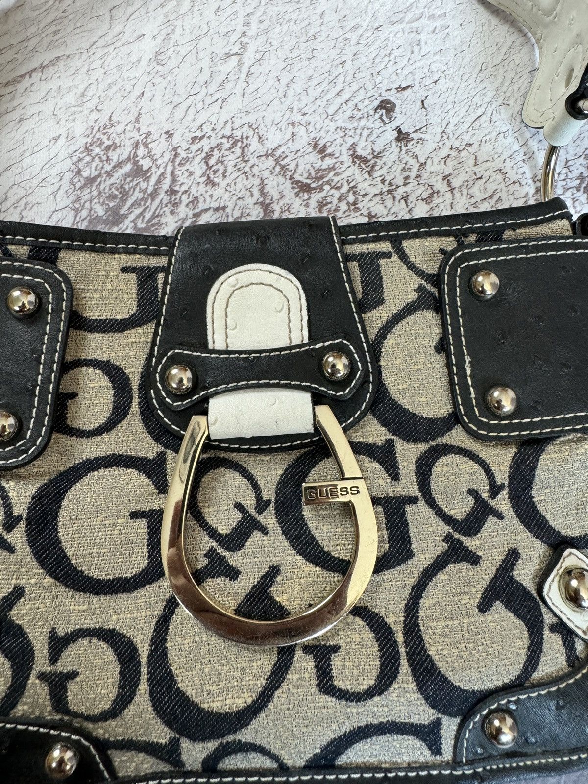 Guess Guess Vintage monogram Women shoulder hand Bag Size ONE SIZE - 8 Thumbnail