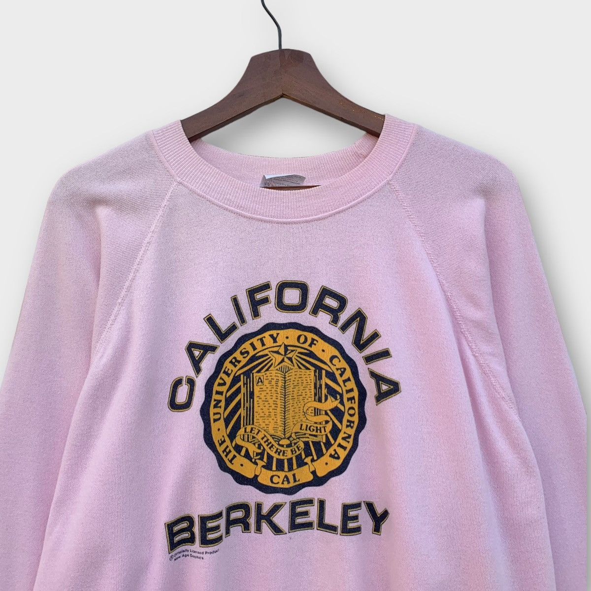 Hanes Rare! Vintage 80s California Berkeley University Sweatshirt Size XL / US 12-14 / IT 48-50 - 5 Thumbnail