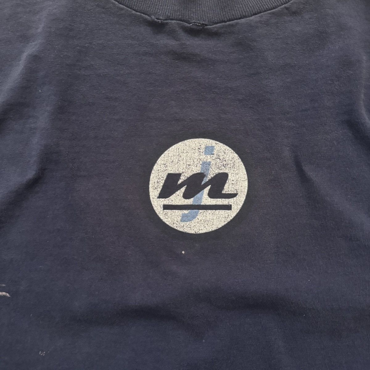 Nike × Stussy Vintage 90s Made In USA Blue Jordan Nike Graphic Tee XL Size US L / EU 52-54 / 3 - 11 Thumbnail