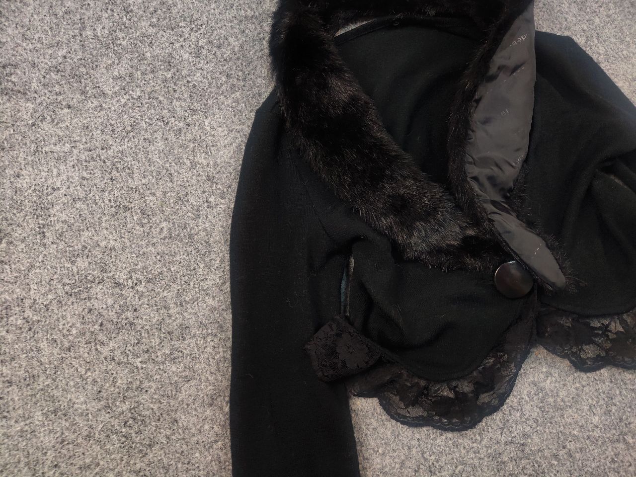 Japanese Brand Vintage S Deer Y2K Hysteric LGB If Six Was Nine Fur Crop Top Size S / US 4 / IT 40 - 3 Thumbnail