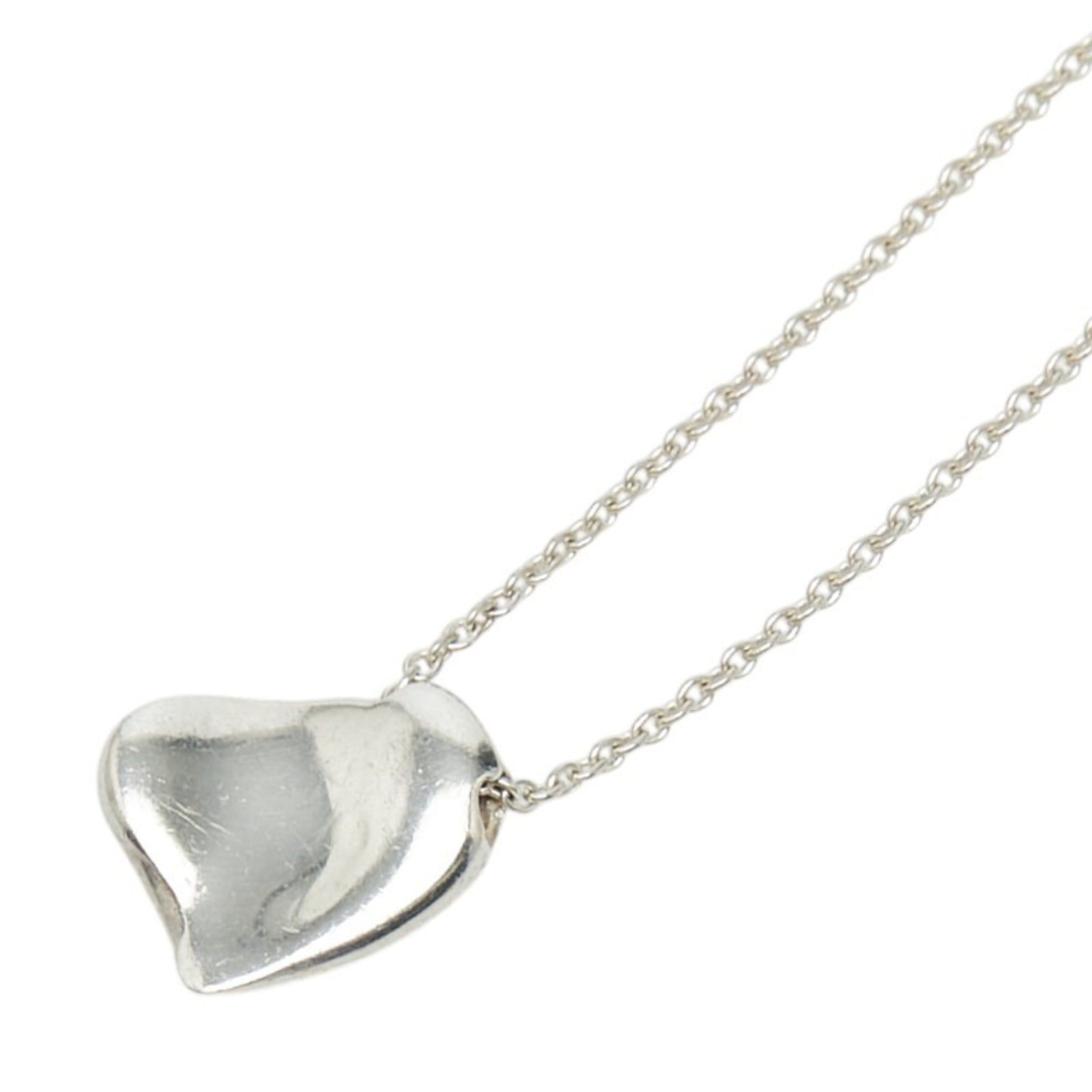 Tiffany & Co. Tiffany & Co. Elsa Peretti Full Heart Vintage Chain Pendant Necklace, Sterling Silver (SV925), Women's. Size ONE SIZE - 1 Thumbnail
