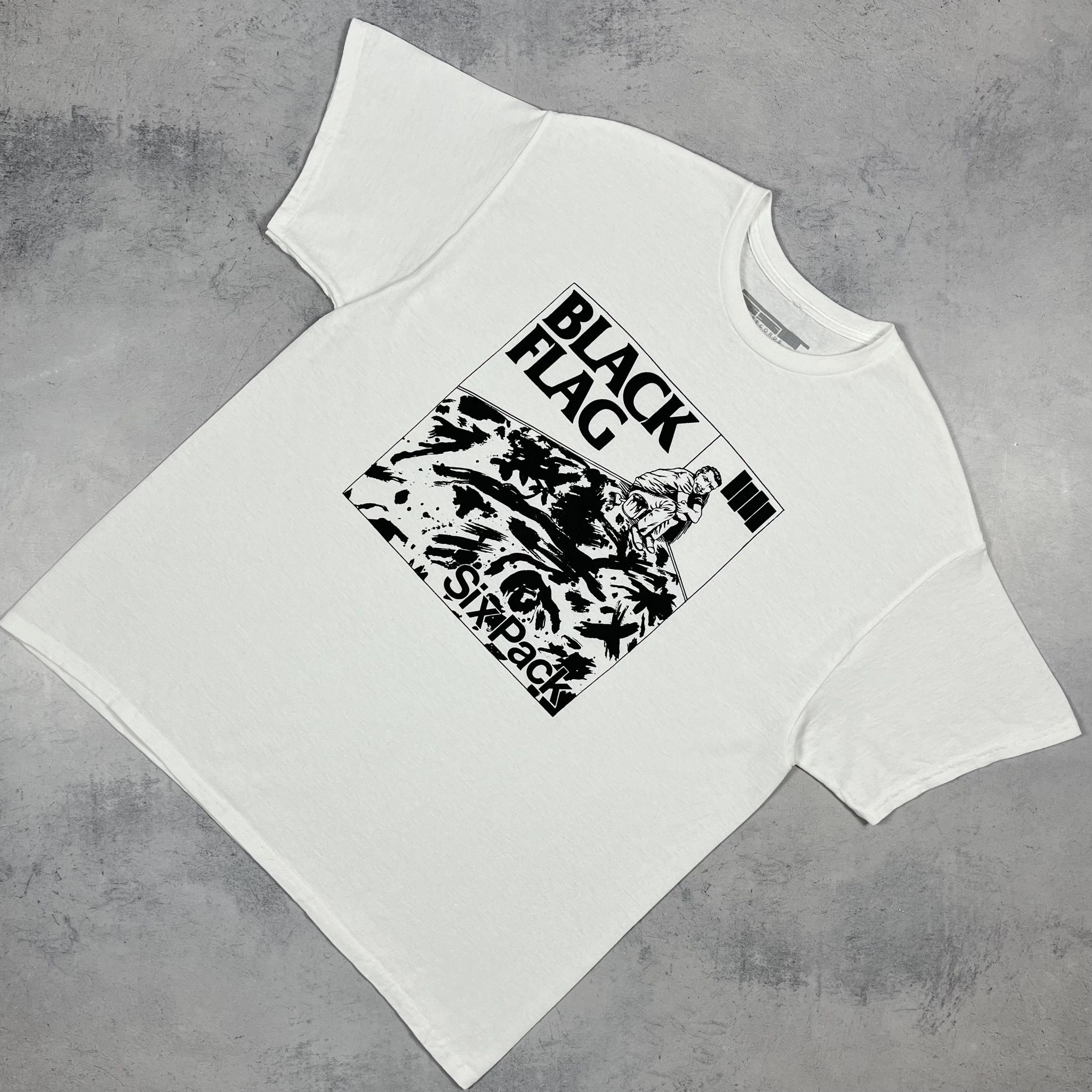 Band Tees Black Flag Six Pack Punk Rock Band T Shirt Size US XL / EU 56 / 4 - 1 Thumbnail