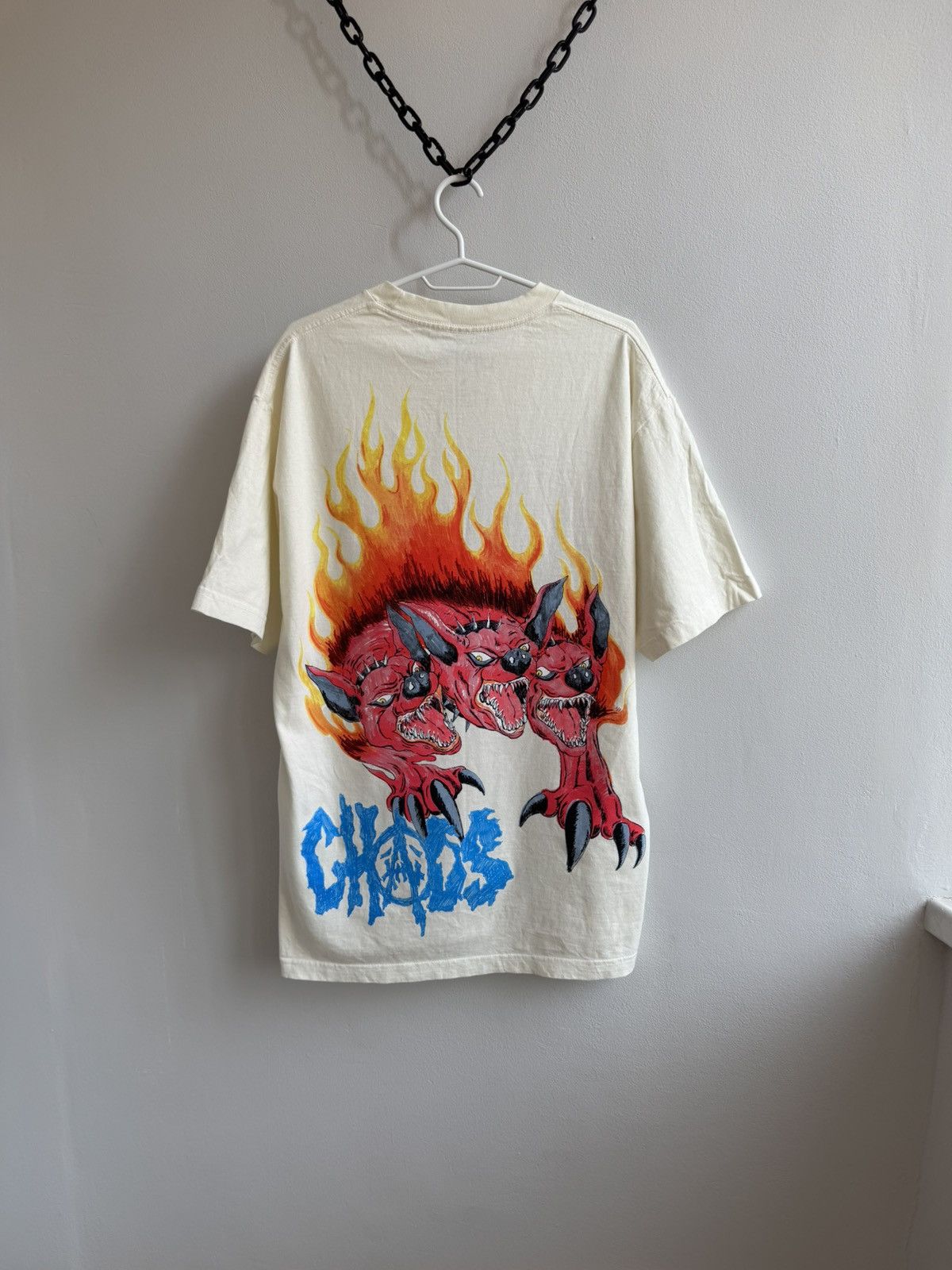 Travis Scott RARE Travis Scott Utopia St Michael Tee 1A White Cactus Jack Size US L / EU 52-54 / 3 - 1 Thumbnail