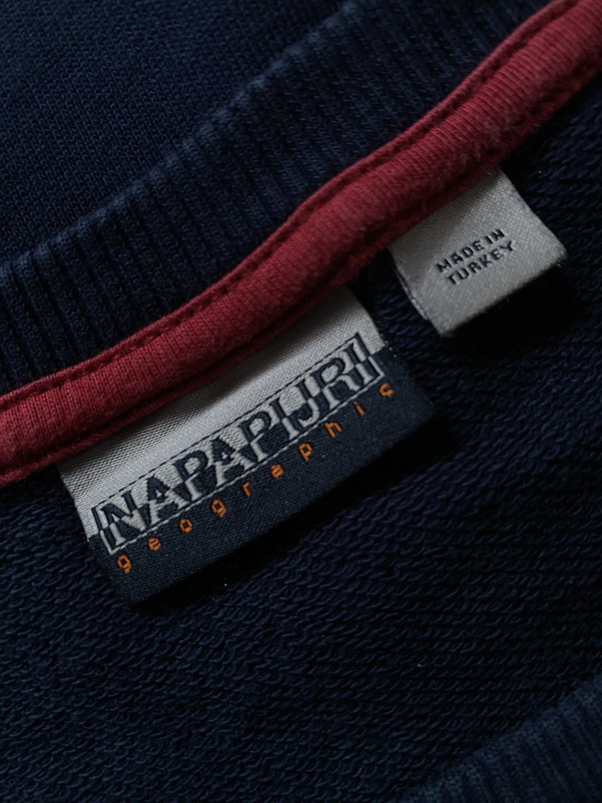 Napapijri × Vintage Napapijiri Sweashirt Big Logo Streetwear Size US M / EU 48-50 / 2 - 8 Thumbnail