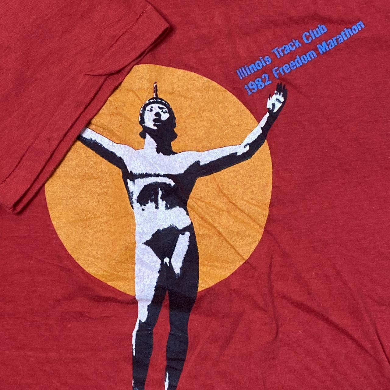 Other True Vintage Illinois Track Club 1982 Red Tee Size Medium Size US M / EU 48-50 / 2 - 3 Thumbnail