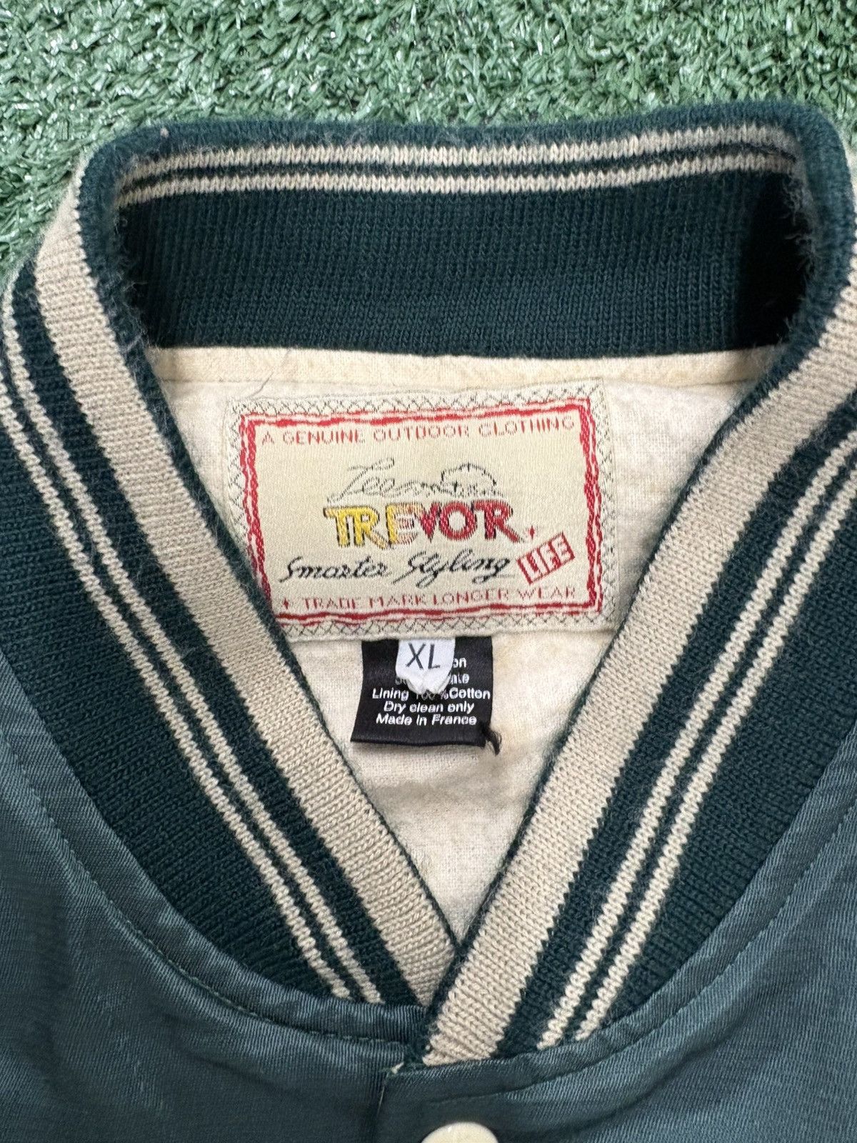 Lee Vintage Lee Trevor Racing Varsity Bomber Jacket Patches XL Size US XL / EU 56 / 4 - 2 Thumbnail