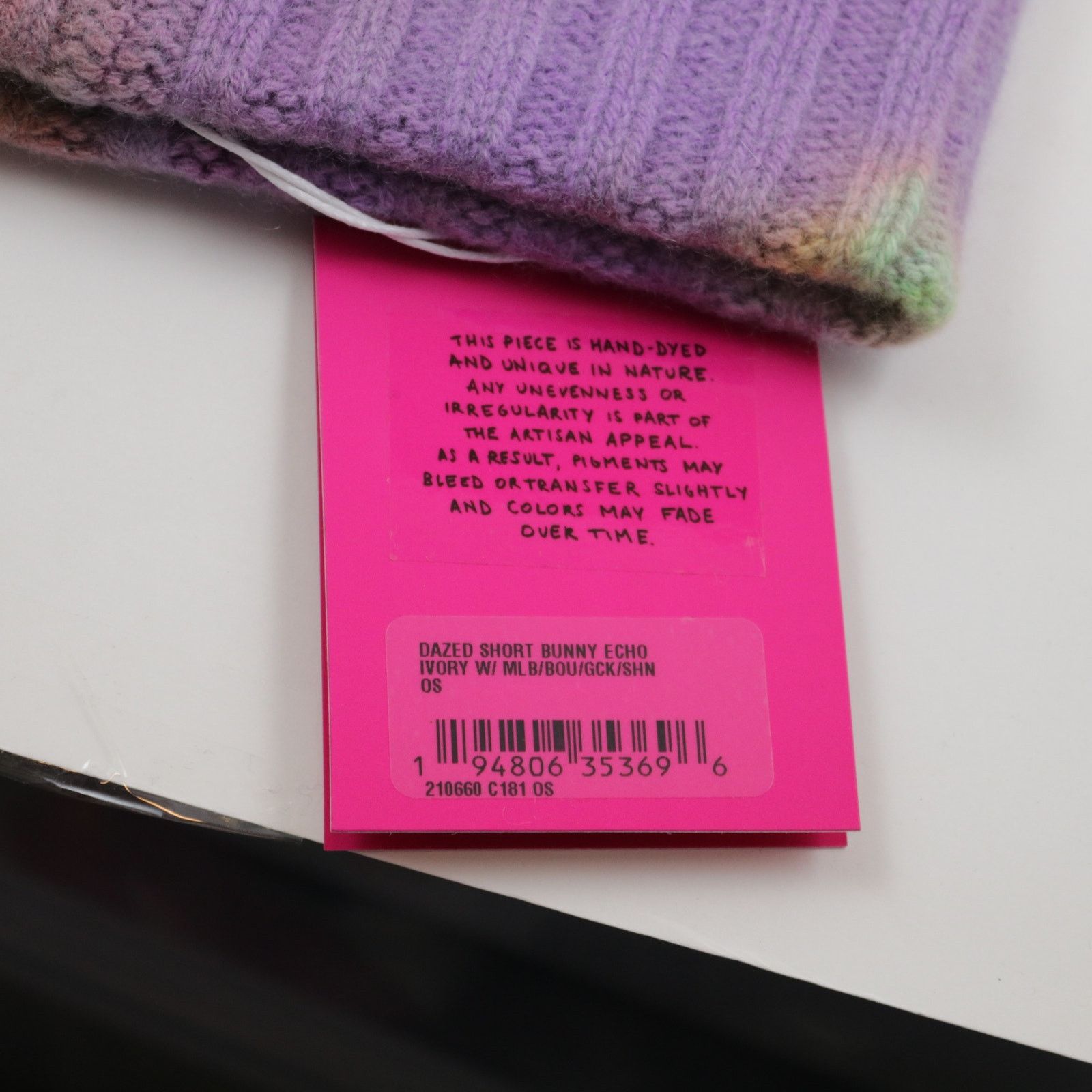 The Elder Statesman The Elder Statesman Cashmere Short Bunny Echo Beanie Hat New Size ONE SIZE - 2 Thumbnail