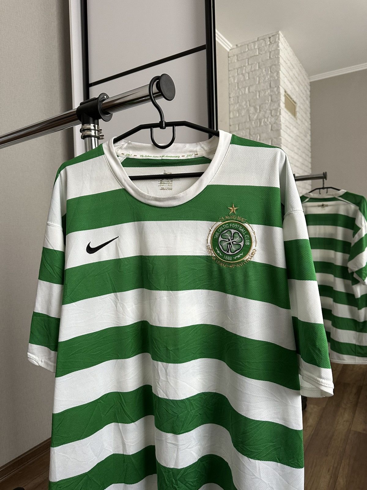 Nike 2007/2008 Nike Celtic Soccer Jersey T-Shirt Vintage Size US XXL / EU 58 / 5 - 5 Thumbnail