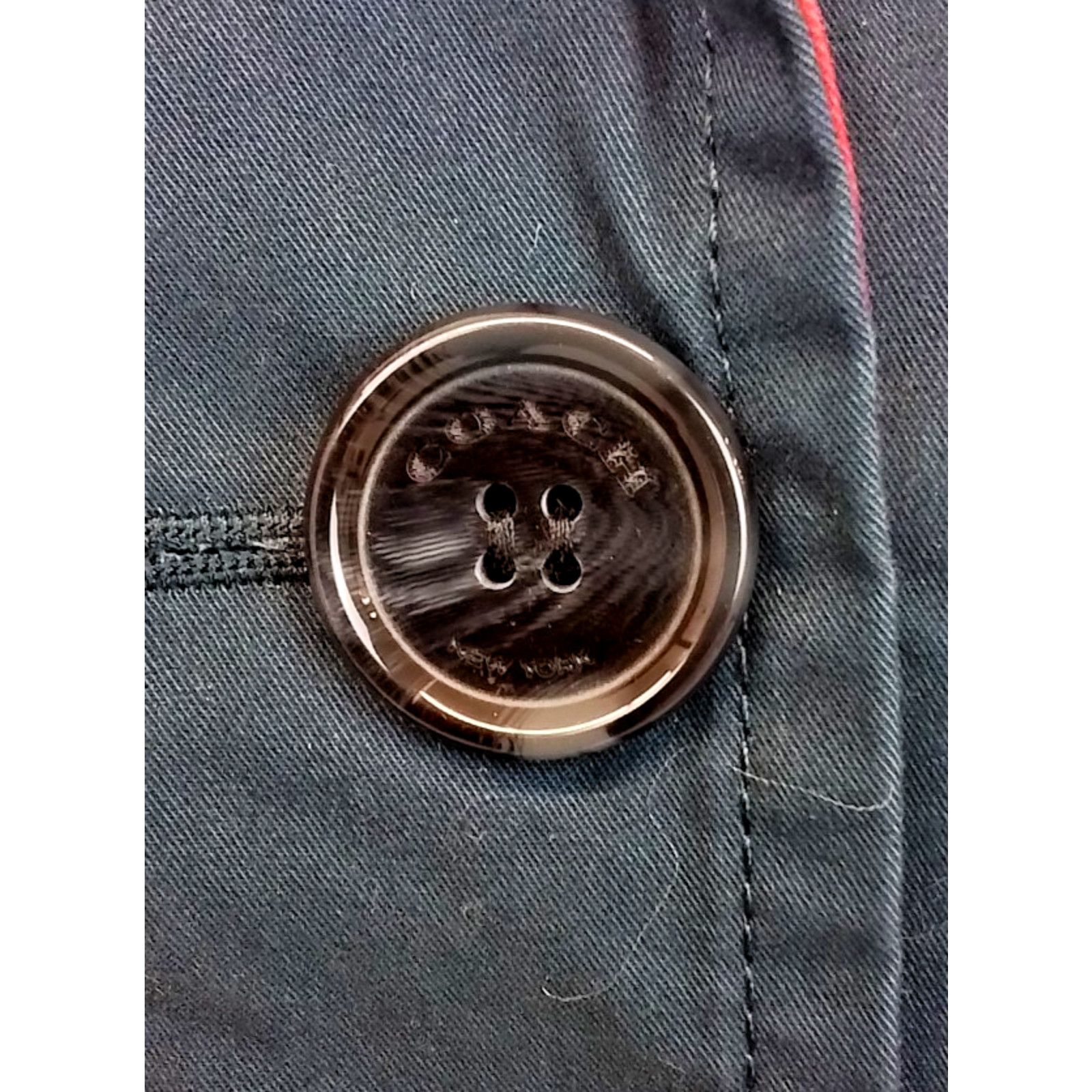Coach Coach Trench Jacket Women's M Blue/Red #J3065 Size M / US 6-8 / IT 42-44 - 4 Thumbnail