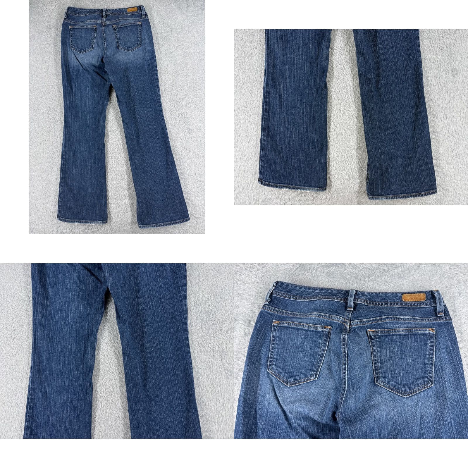 Eddie Bauer Eddie Bauer Jeans Womens 8 Blue Denim Bootcut Mid Rise Cotton Blend 28x30 Jeans Women Classic 30 Inseam Blue Cowboy Southwestern American 90s Womens Size 30" / US 8 / IT 44 - 9 Thumbnail