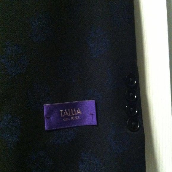 Tallia TALLIA MEN'S NEW PLYSTR BLEND EVENING SOIREE JACKET SIZE: M Size 40R - 7 Thumbnail