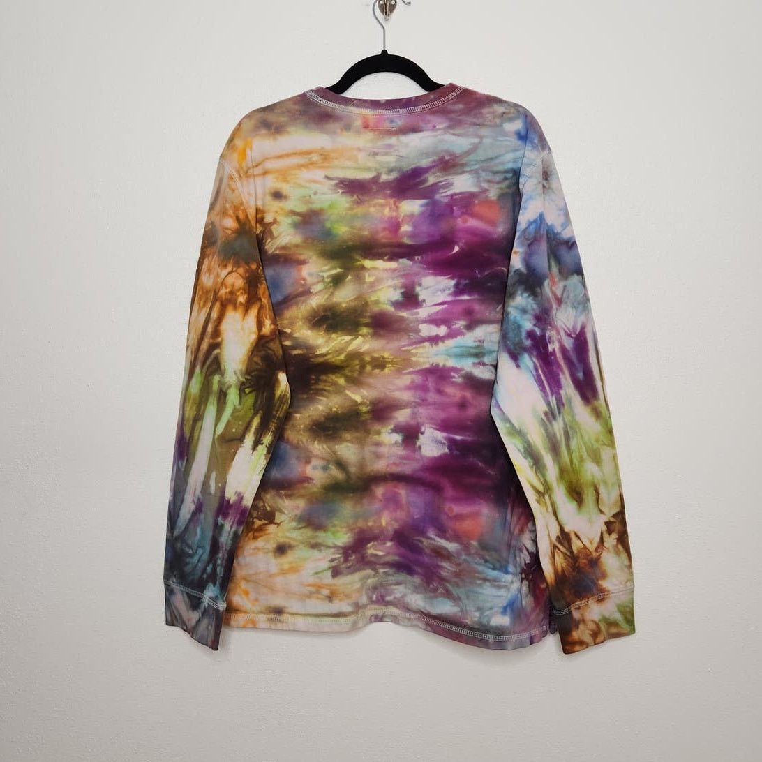 Vintage Custom SNOW Tie Dye Long Sleeve Cobain Grunge 90s Vintage Size US XL / EU 56 / 4 - 5 Thumbnail
