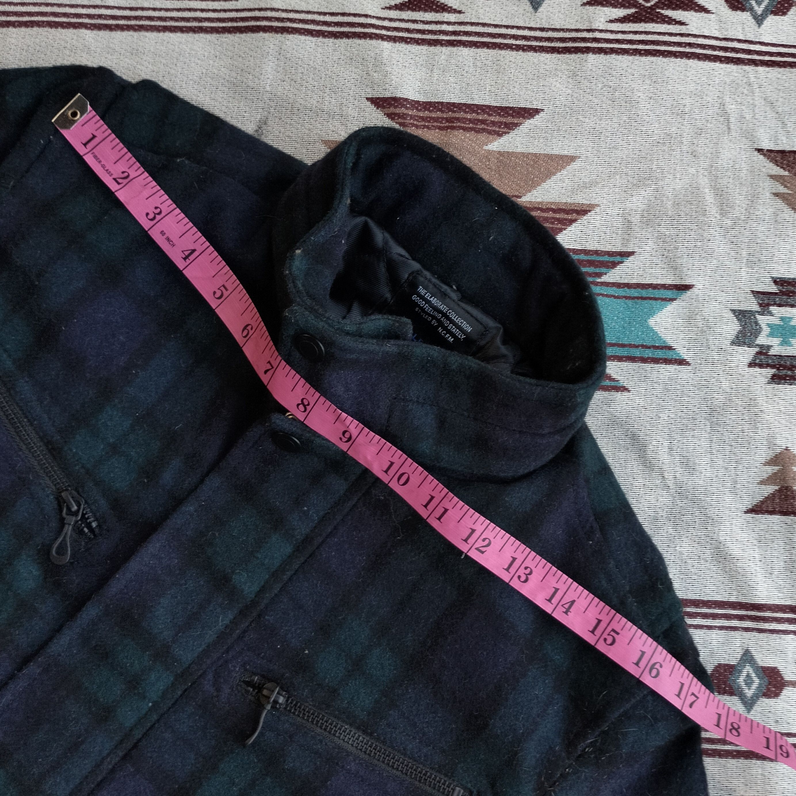 Nicole Club Nicole Club For Men japan plaid wool jacket Size US M / EU 48-50 / 2 - 17 Thumbnail