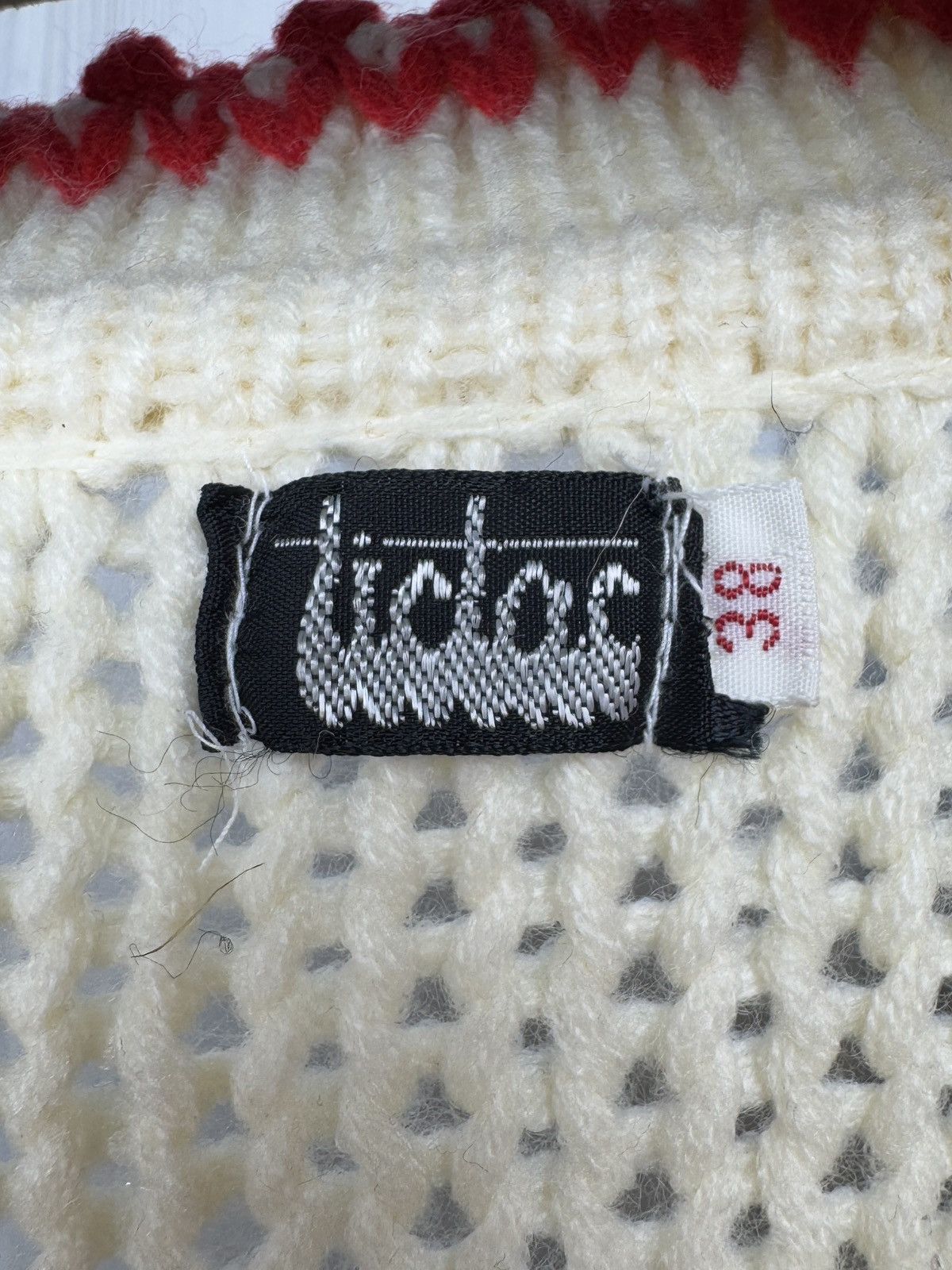 Other Tictac vintage vintage ivory patterned sweater size 38 Size XS / US 0-2 / IT 36-38 - 10 Thumbnail