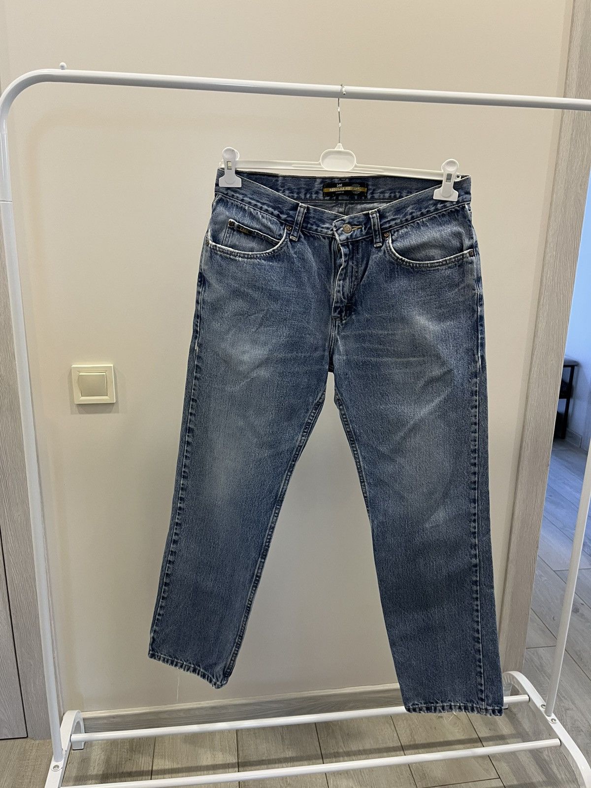 Lee VTG 90’s Lee Straight Leg Y2K Blue Jeans Streetwear 33/30 Size US 33 - 2 Thumbnail